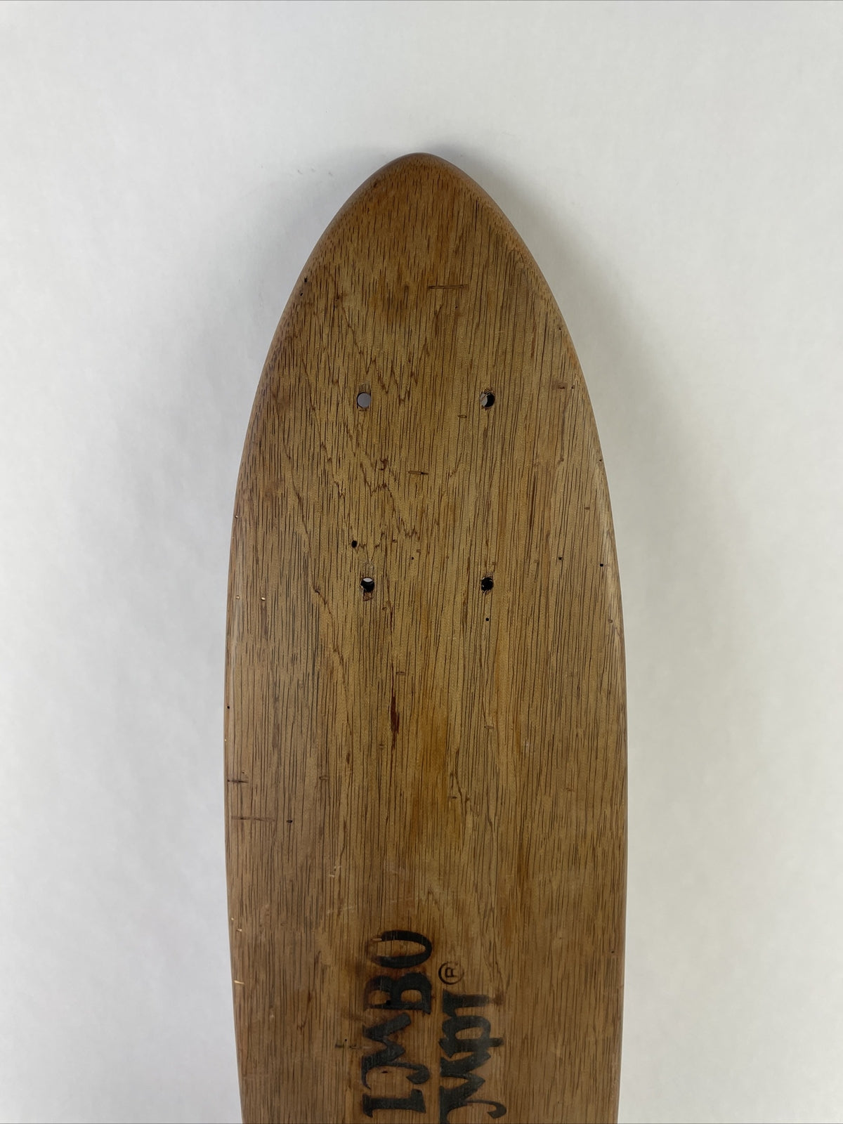 JIMBO Blank #9 teak oak 70s old school cruiser skateboard deck with vintage-inspired shape.