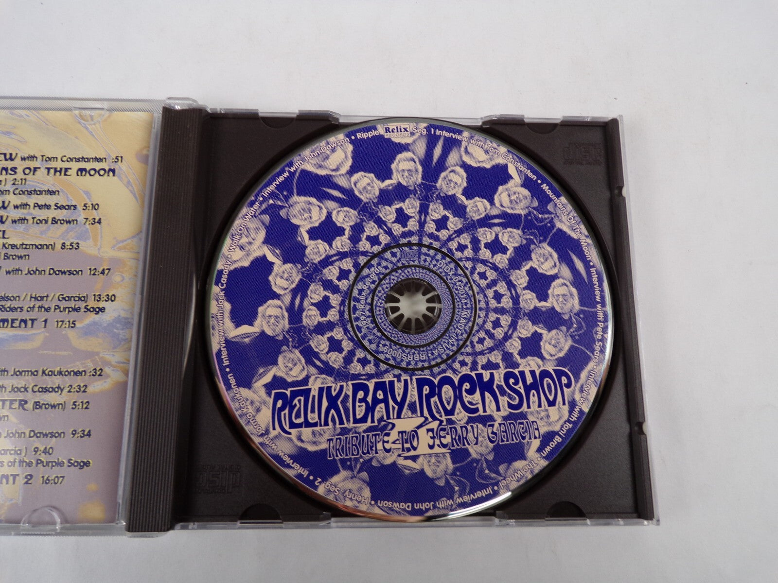 Relix Bay Rock Shop Tribute To Garcia Interview The Wheel CD#55