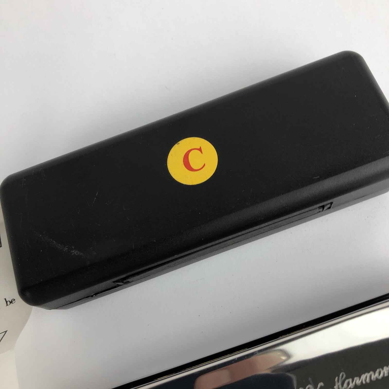 Swan Blues Power 10 Hole C Key Harmonica With Case + Instructions VGC Condition