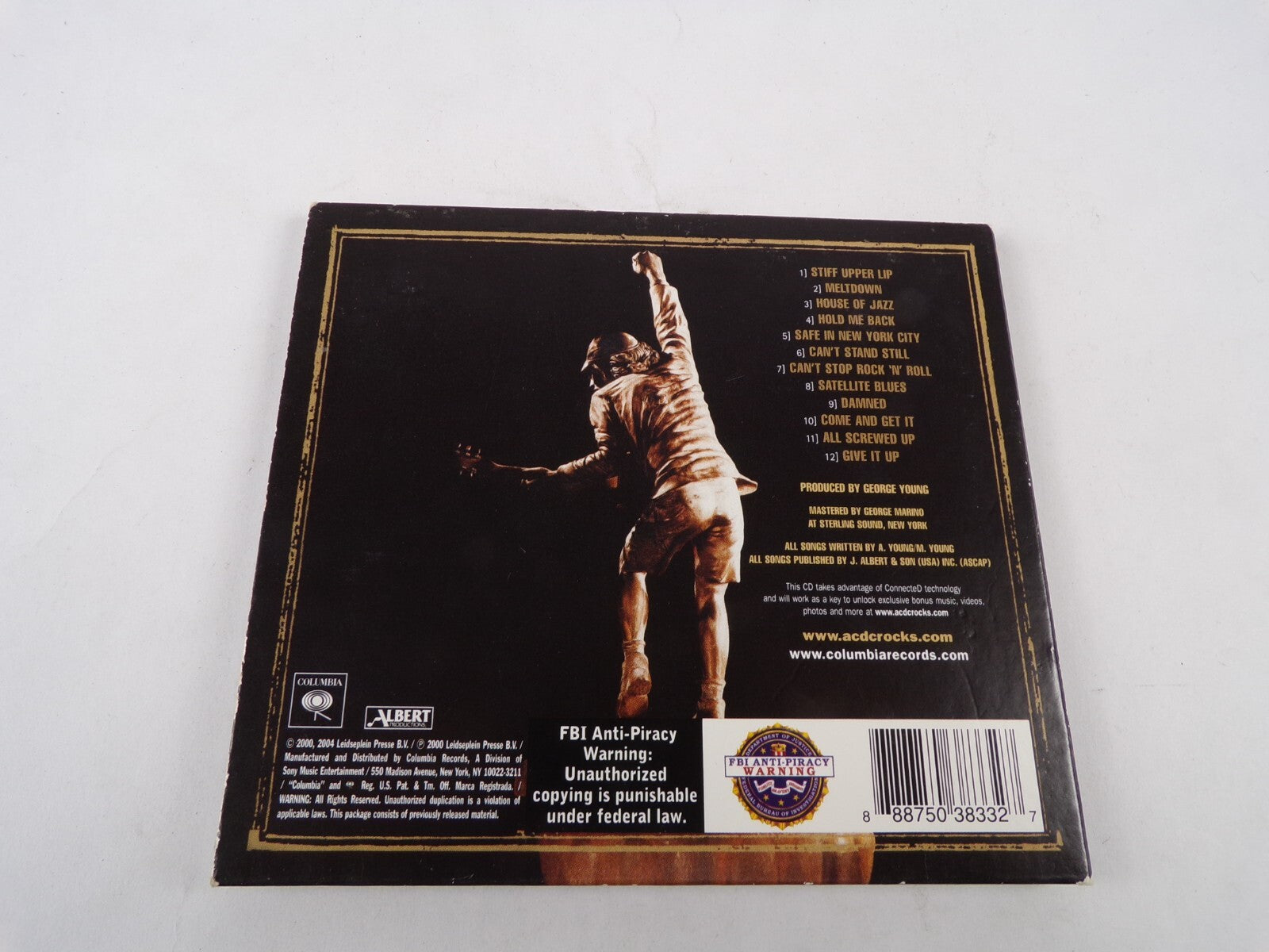Ac/Dc Stiff Upper Lip Stiff Upper Lip MelTdown House Of Jazz Hold Me Back CD#34