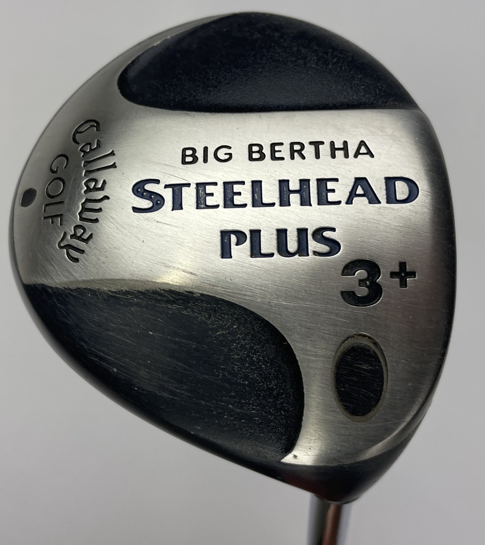 Callaway Steelhead Plus 3 plus 3 wood right hand steel shaft fairway club