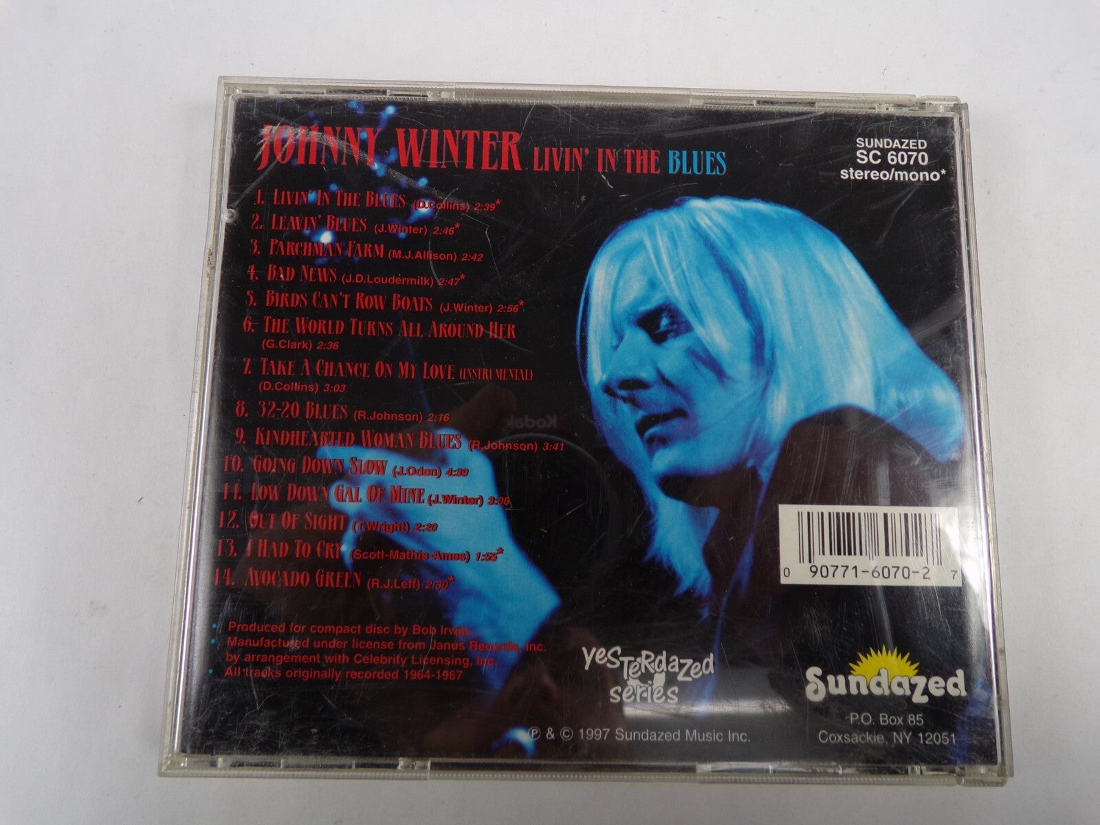 Johnny Winter Livin In The Blues Leavin Blues The World Turns AllAroundHer CD#59
