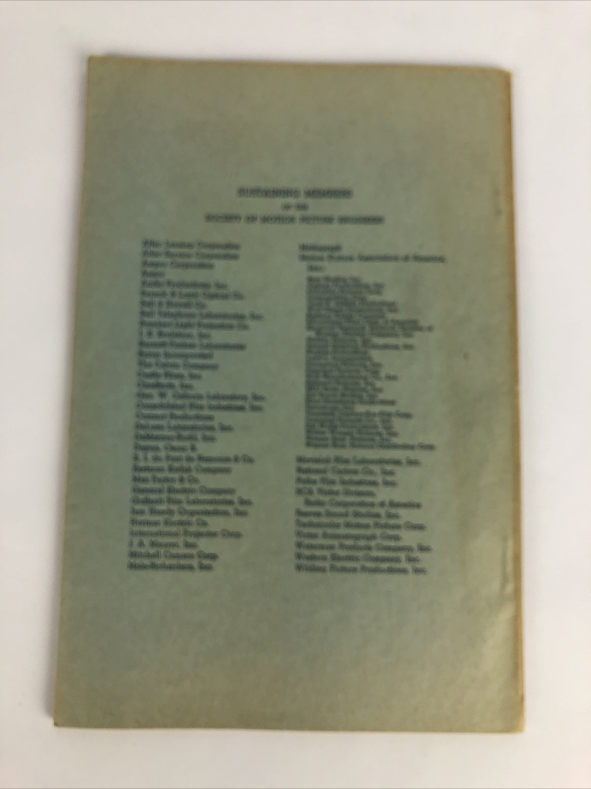 SMPE Journal Of The Society Of Motion Picture Engineers March 1947 VOL 48 No 3