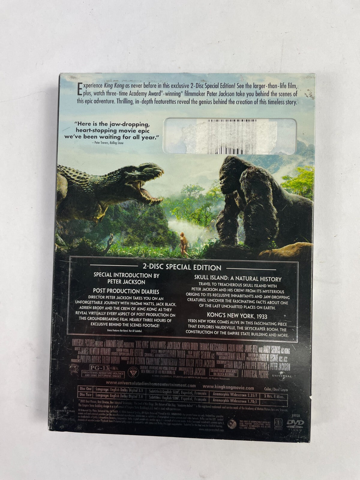King Kong 2 Disc Special Editon DVD Movies