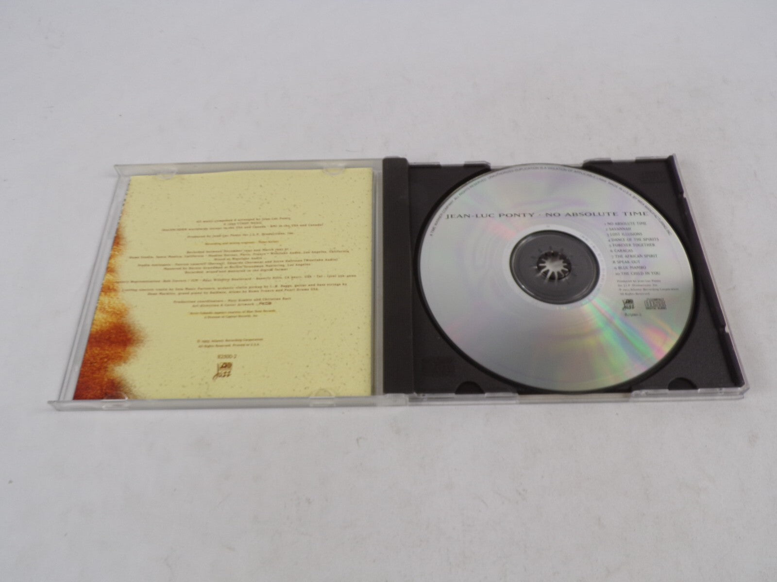 Jean Luc Ponty No Absolute Time No Absolute Time Savannah Lost Illusions CD#54