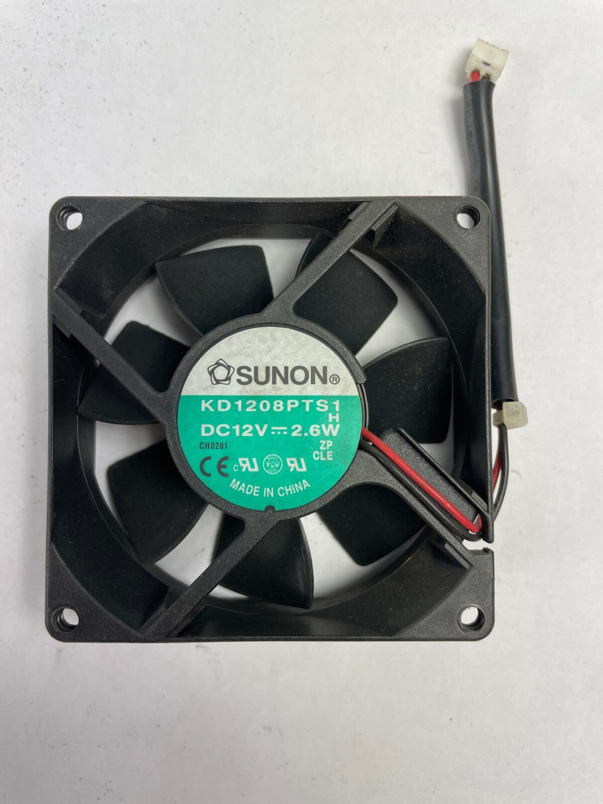 SUNON KD120BPTS1 DC 12/V 2 - Wire CPU Cooling Fan