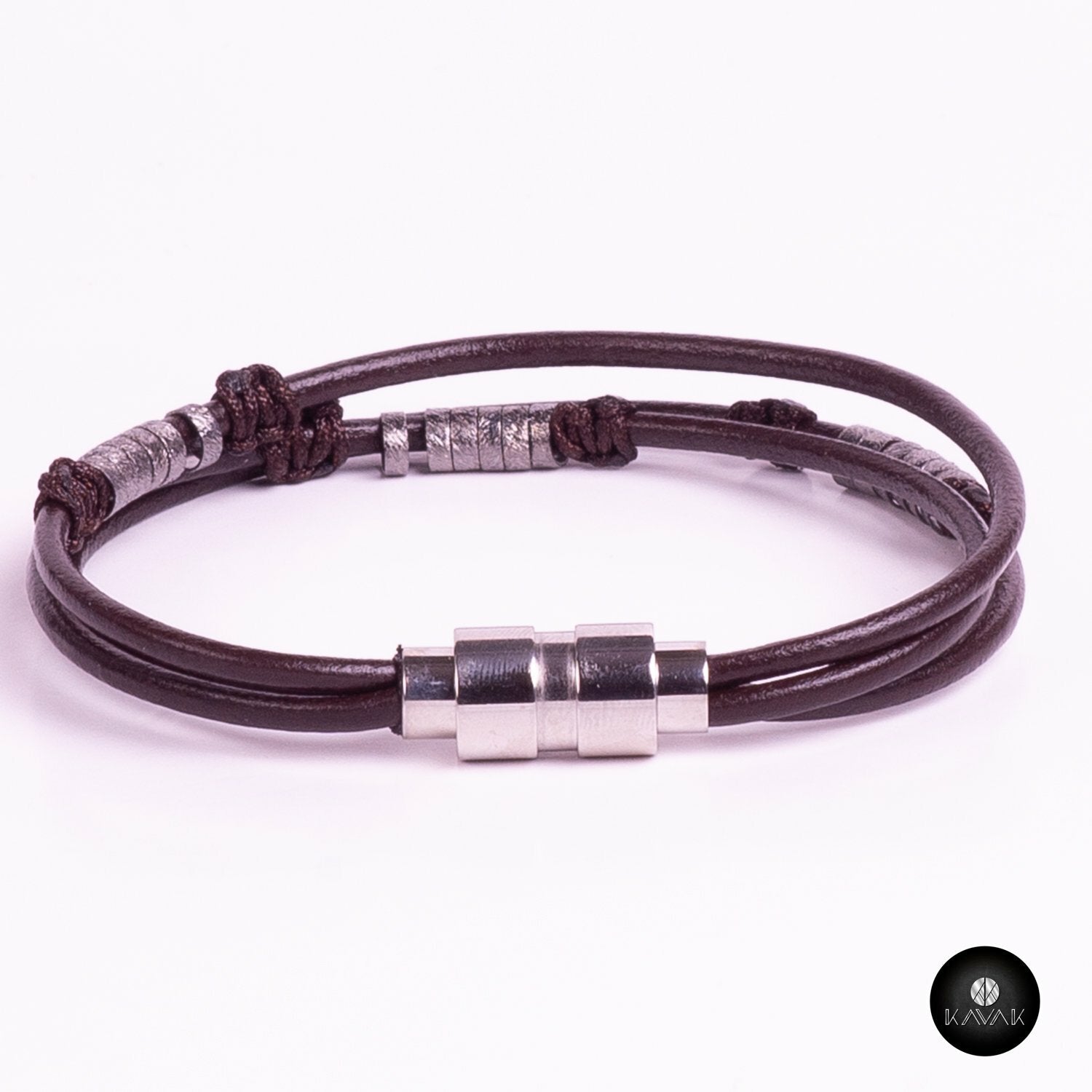 Kavak - Handmade Elegant Leather Man Adjustable Women's Bracelet