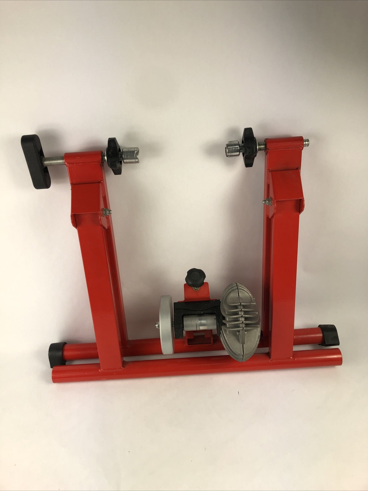 VOLARE Elite red indoor bicycle trainer made in Italy for road and hybrid bikes