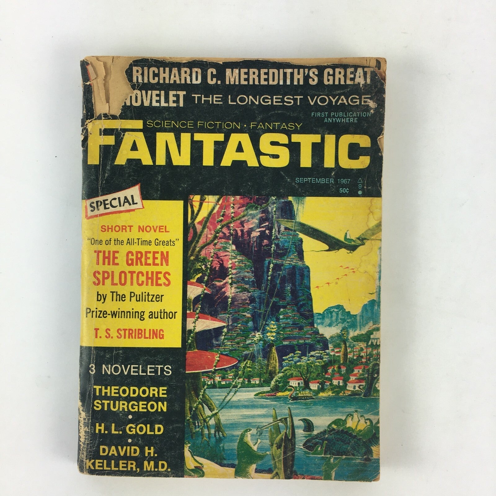 September 1967 Science Fiction Fantasy Fantastic Richard C. Meredith's Great