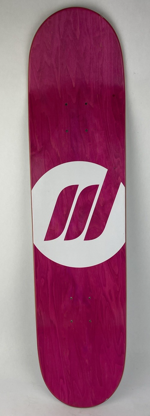 PREMIUM Skateboards 8" x 32" Skateboard Deck w Foil Prism Graphic Blemish Pink