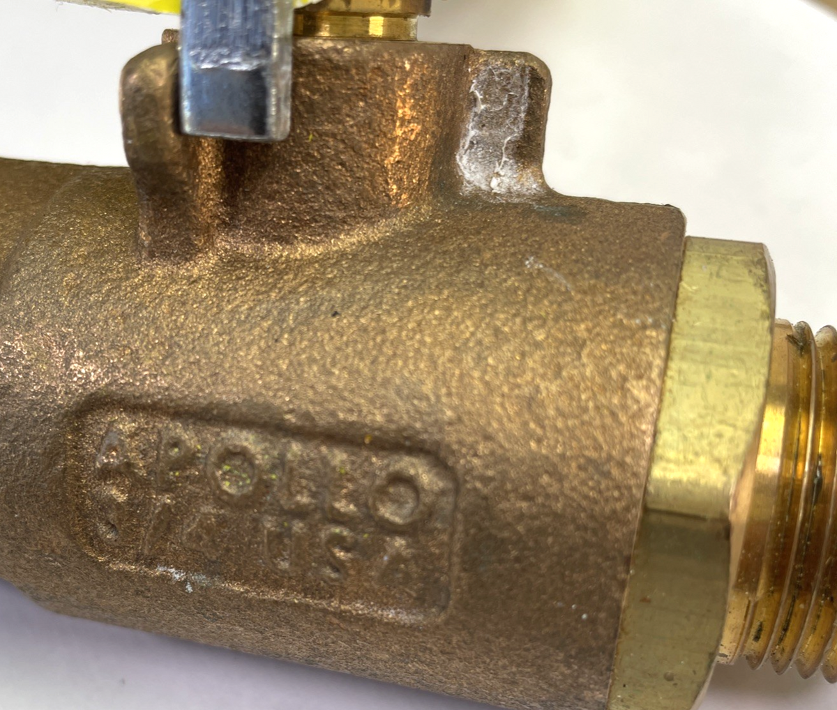 Apollo Conbraco Inline 1-Way Flow Bronze Ball Valve 3/4" MNPT x FNPT