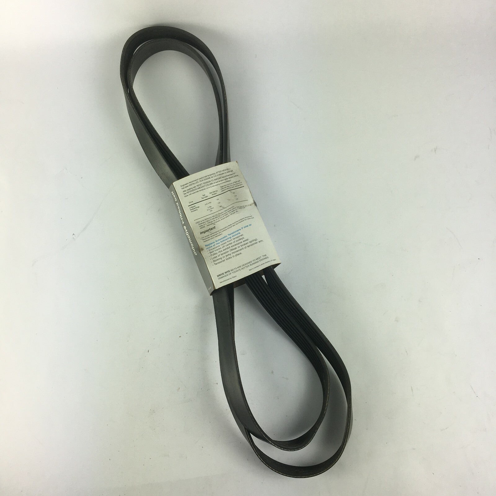 Genuine Drive Rite Automotive V-Ribbed Belt 5060968DR-6PK2460 A4