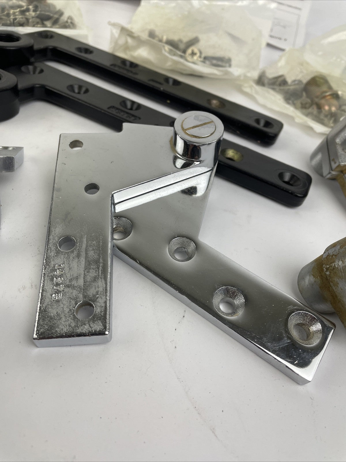 Lot of IVES PIVOT SET 7226 US26D Heavy Duty Hinge Parts - LOOK
