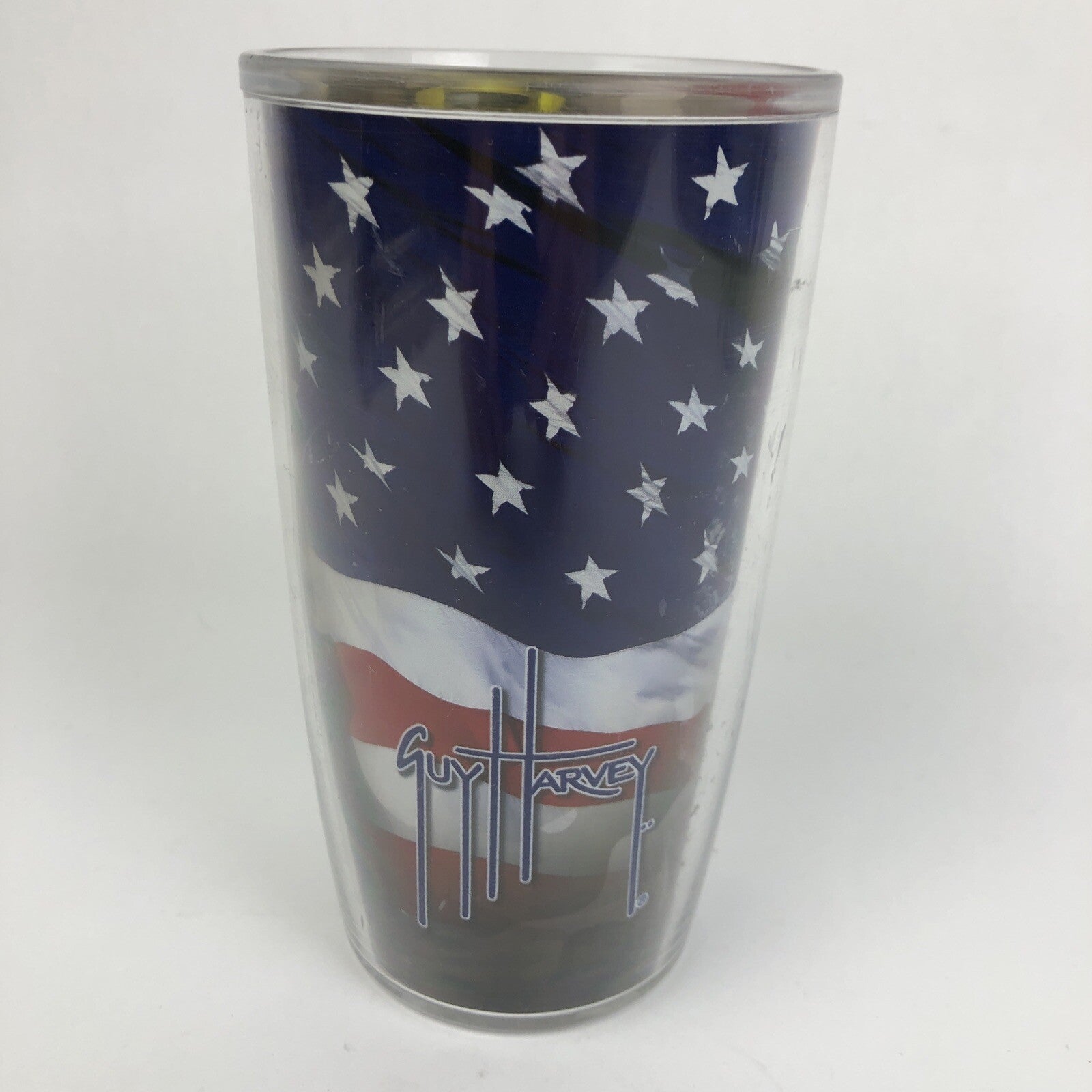 Tervis 24 Oz Tumbler Support Our Troops Guy Harvey Eagle America Flag Ribbon