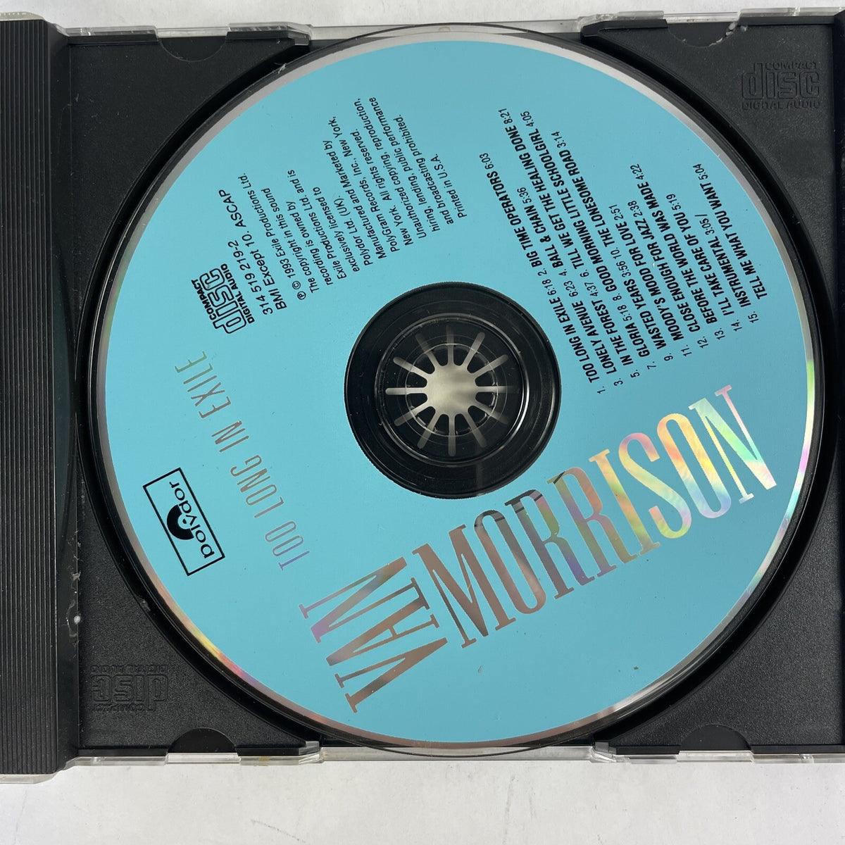 Van Morrison - Too Long in Exile CD (1993) Polydor    #17