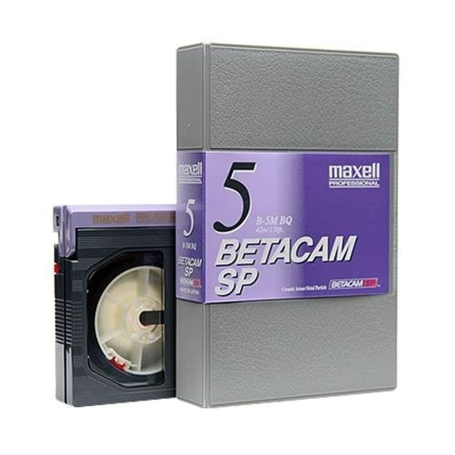 Maxell B-5MSP Betacam SP Video Tape 5 Minute, Small