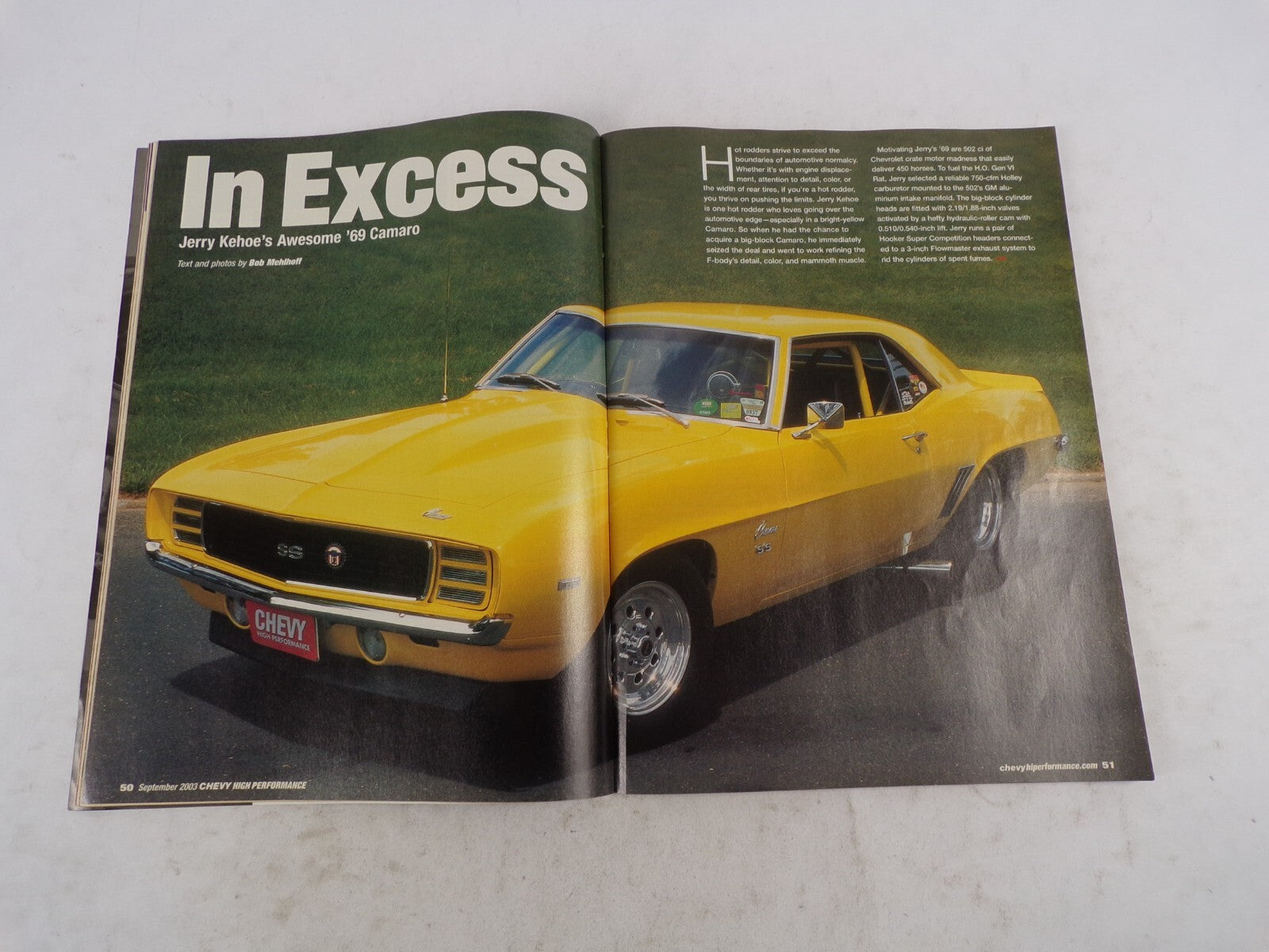 September 2003 Chevy High Performance Build Your Best Engine Hot Chevelle Rear