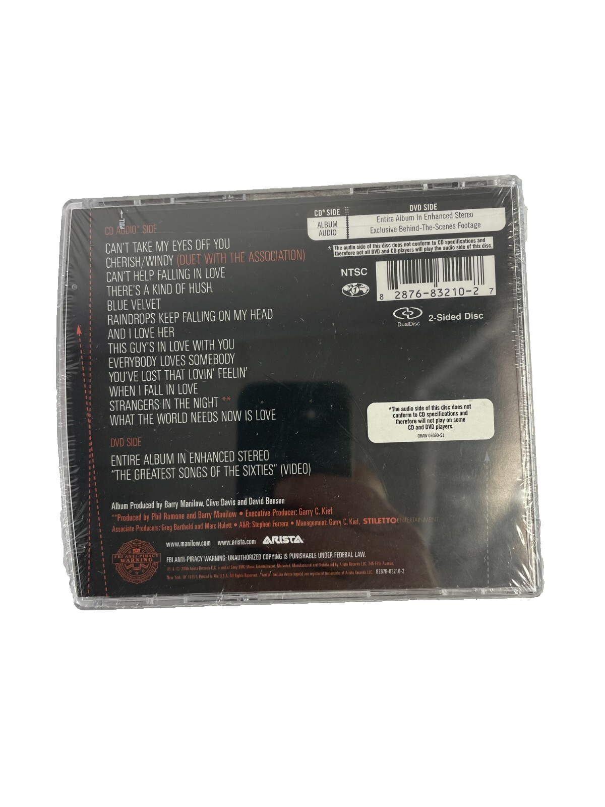 Barry Manilow – The Greatest Songs Of The Sixties Can't Take My Eyes Off CD#29