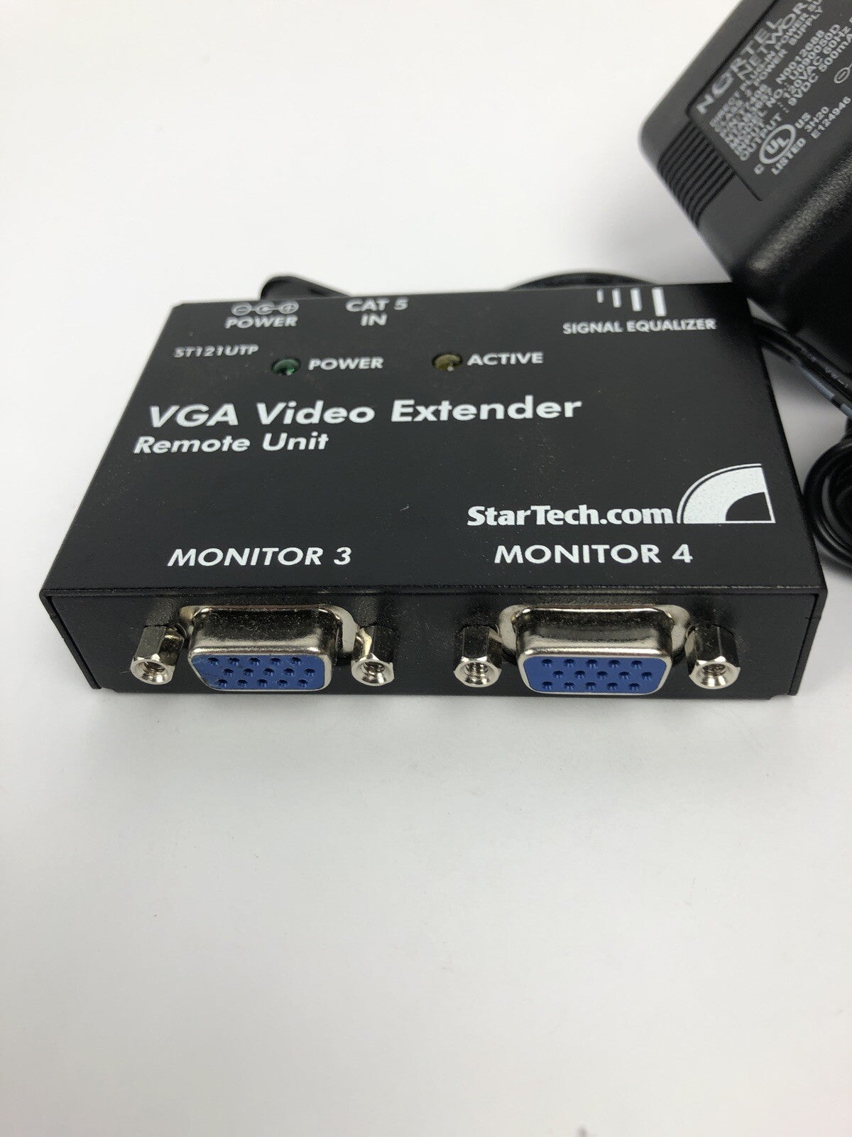 StarTech 2 PORT VGA VIDEO EXTENDER LOCAL UNIT MODEL C5F600D632 With Power Supply