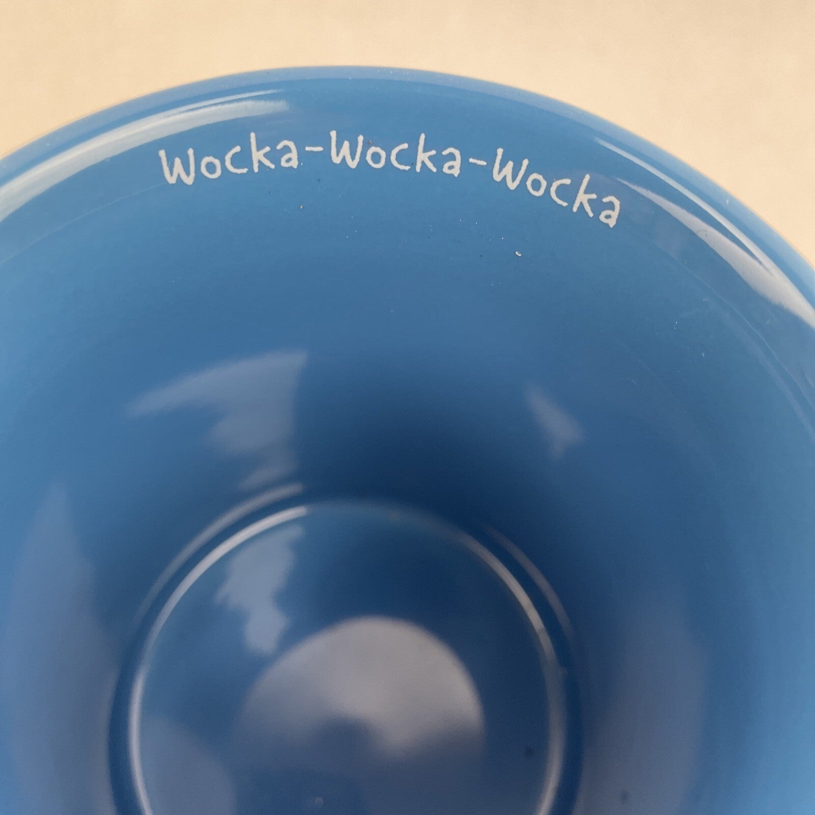 3D Blue Muppets Fozzie Bear Coffee Tea Mug 2002 Henson by The Encore Group