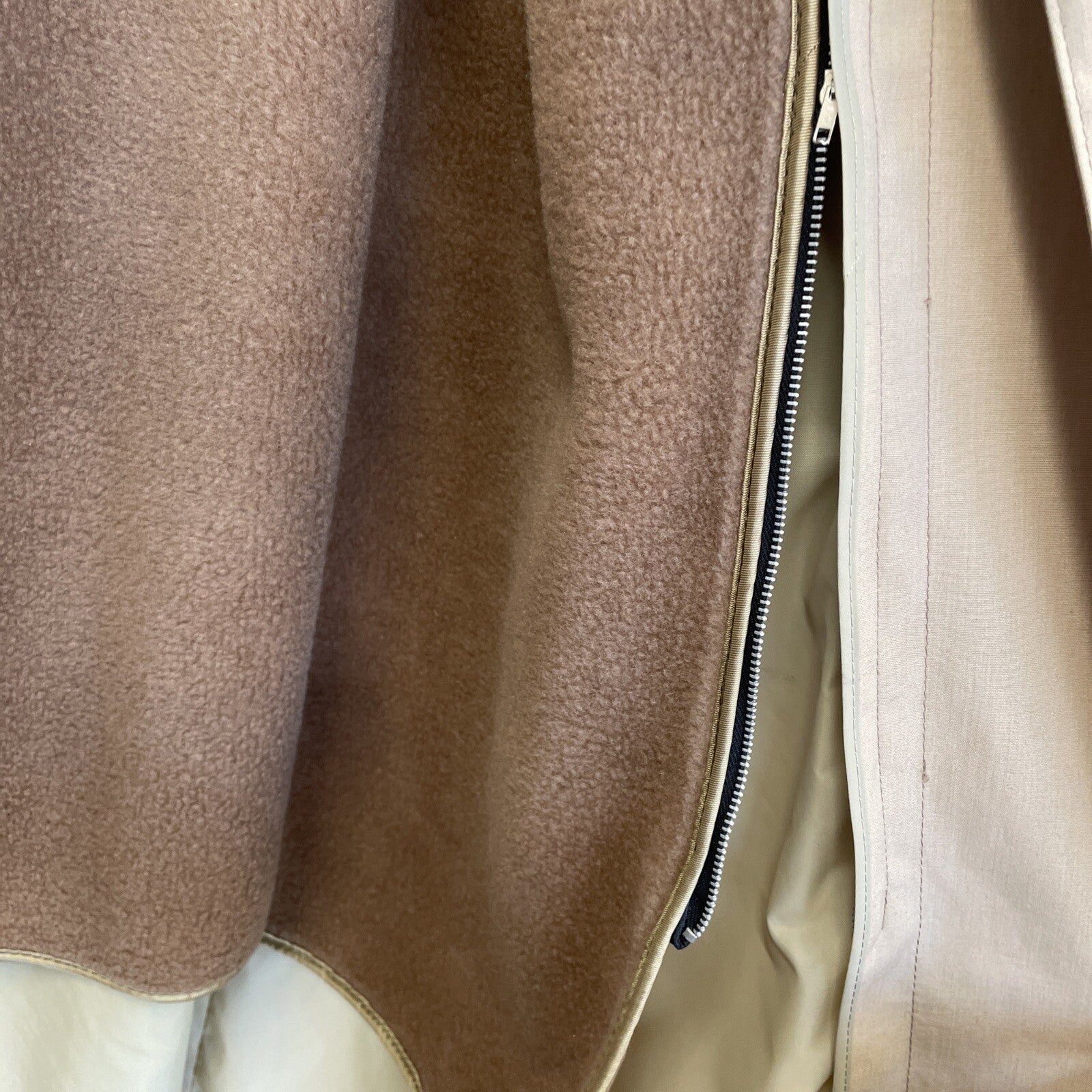 LONDON FOG MAINCOATS Women's Long Beige TRENCH COAT w Removable Liner* 12P VGC