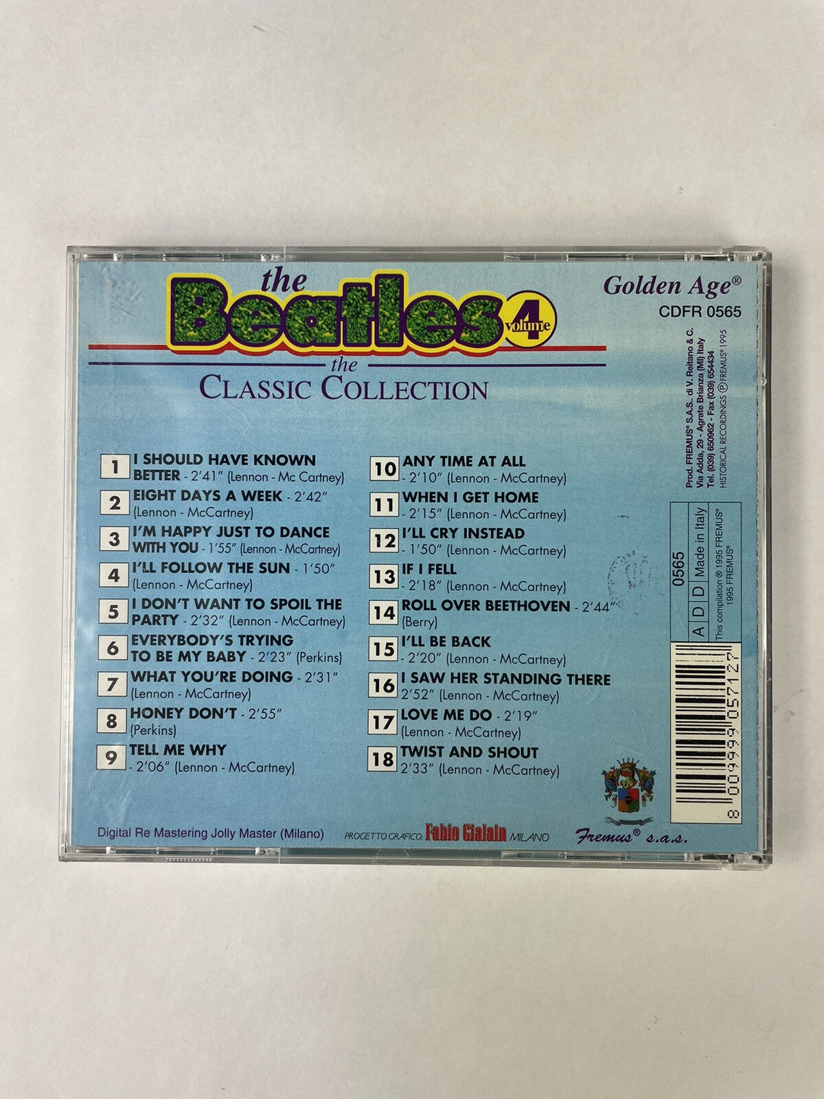The Beatles Vol. 4 The Classic Collection CD     #15