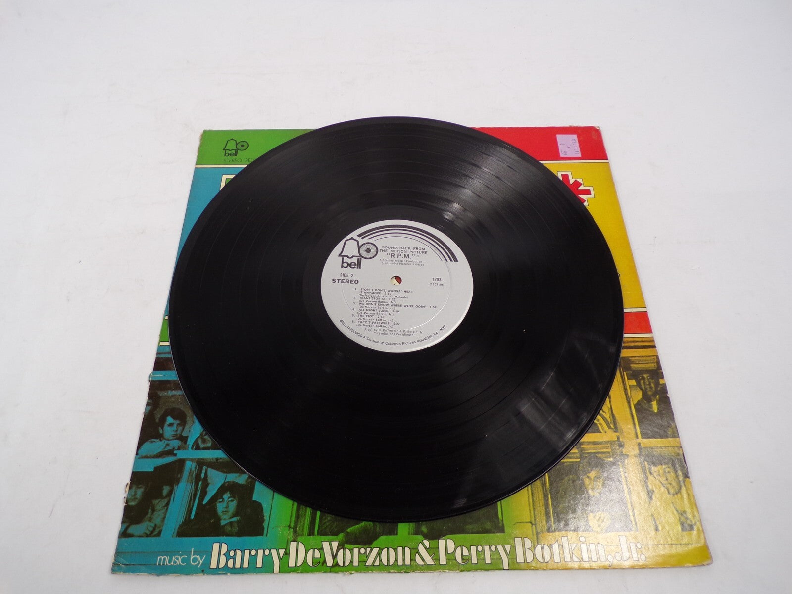 R.P.M Revolutions Per Minute Barry Devorzon and Perry Botkin, Jr Vinyl Record