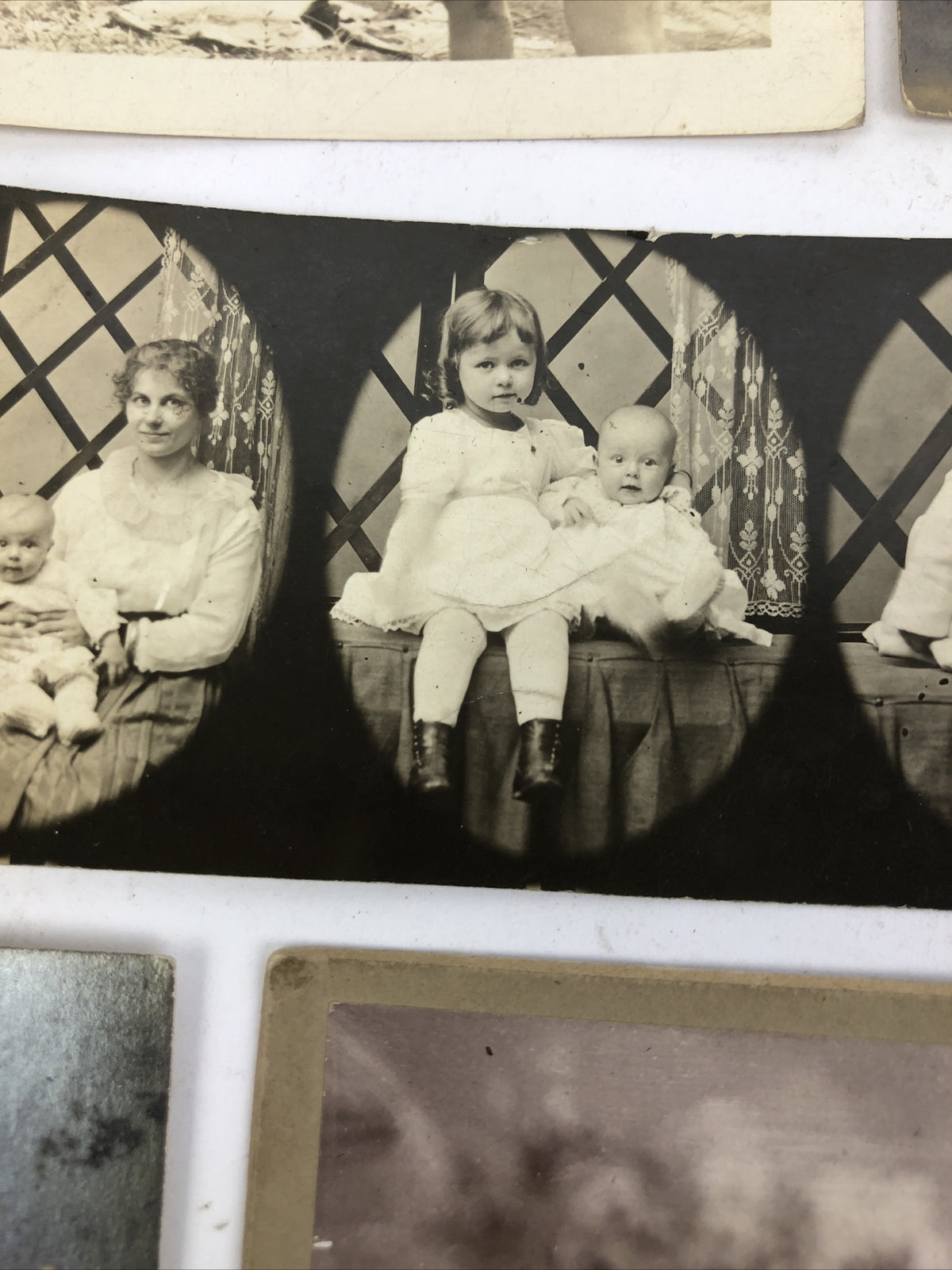 Antique Victorian Cabinet Cards Assorted Lot of 10- Young Women and Men - Baby