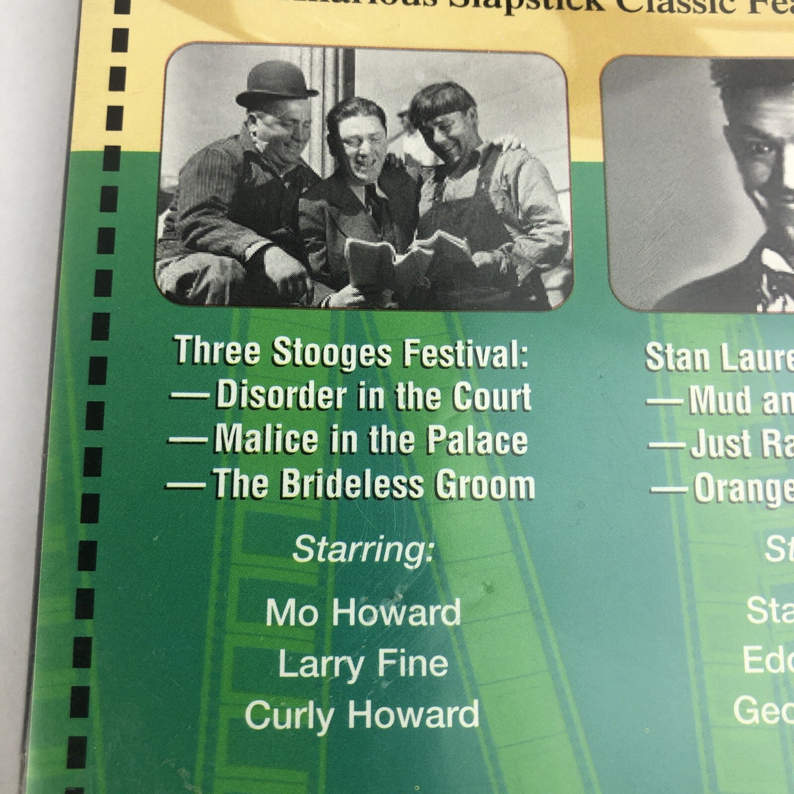 Three Stooges Festival / Stan Laurel Festival Double Feature DVD Classics