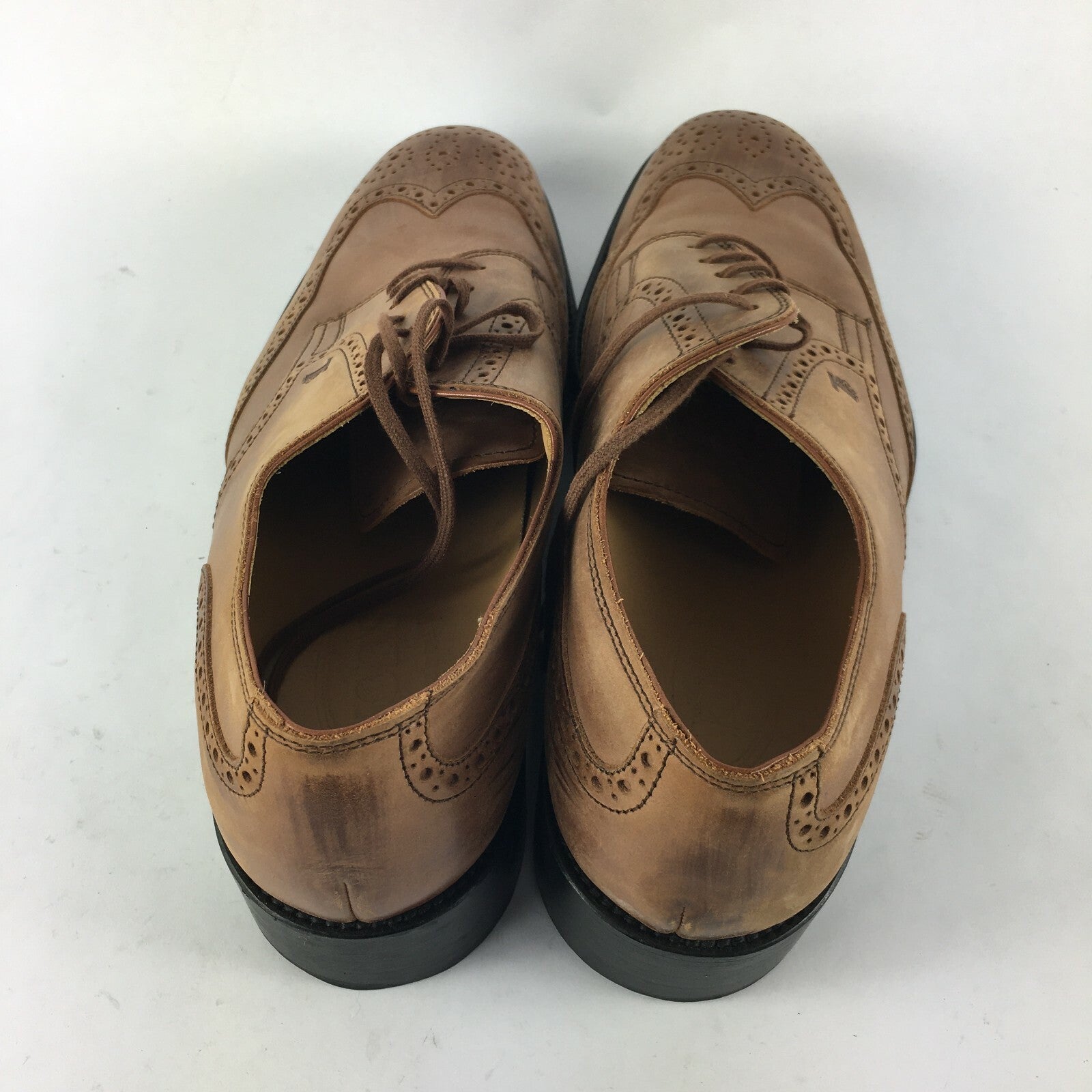 Genuine Tods's Italy Stylish Brogue Style Brown Shoes for Men Size 10½ 