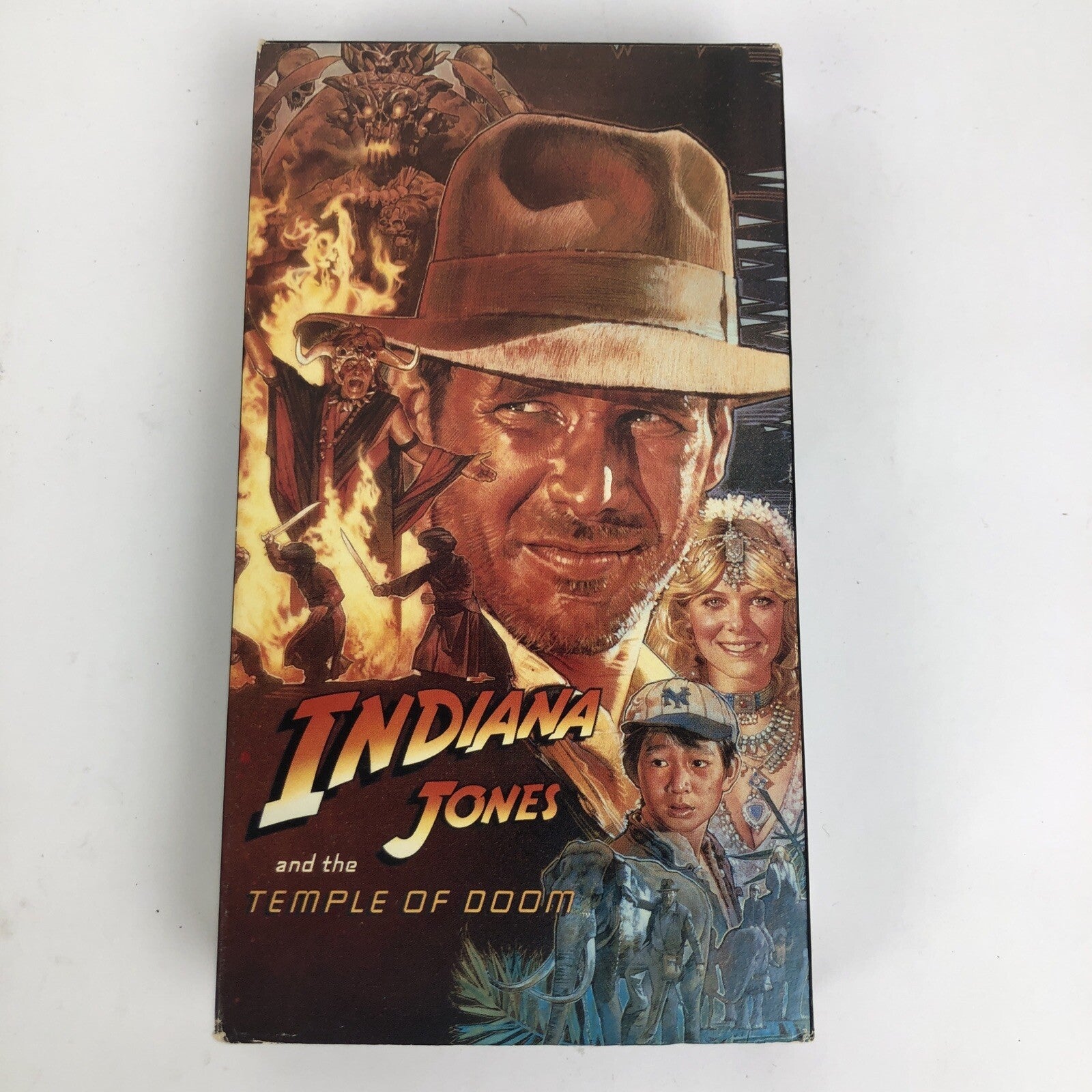 Indiana Jones and the Temple of Doom VHS Paramount Home Video Harrison Ford LOOK