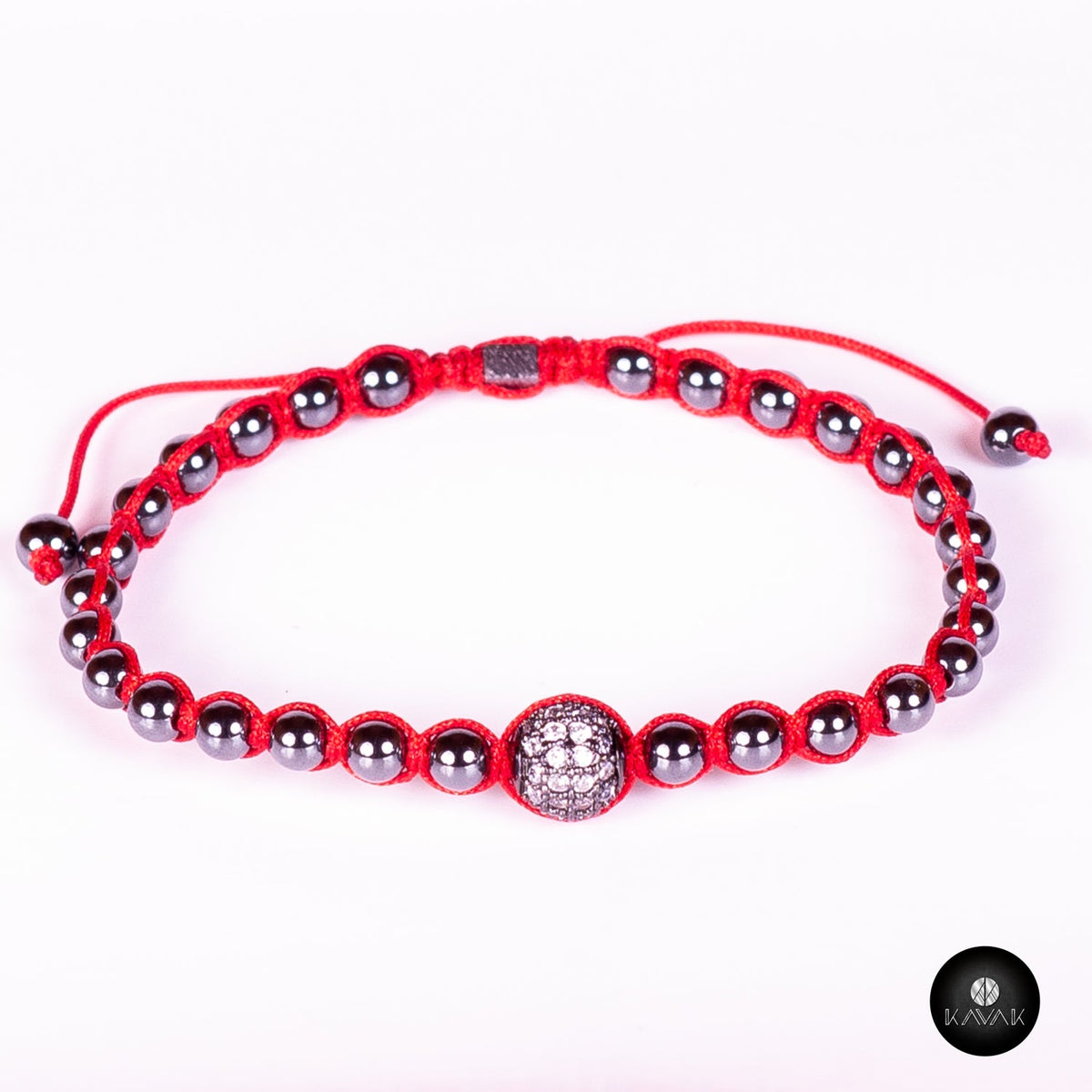 Kavak Handmade Bracelet Acerina Blood Fire Adjustable Women's Bracelet