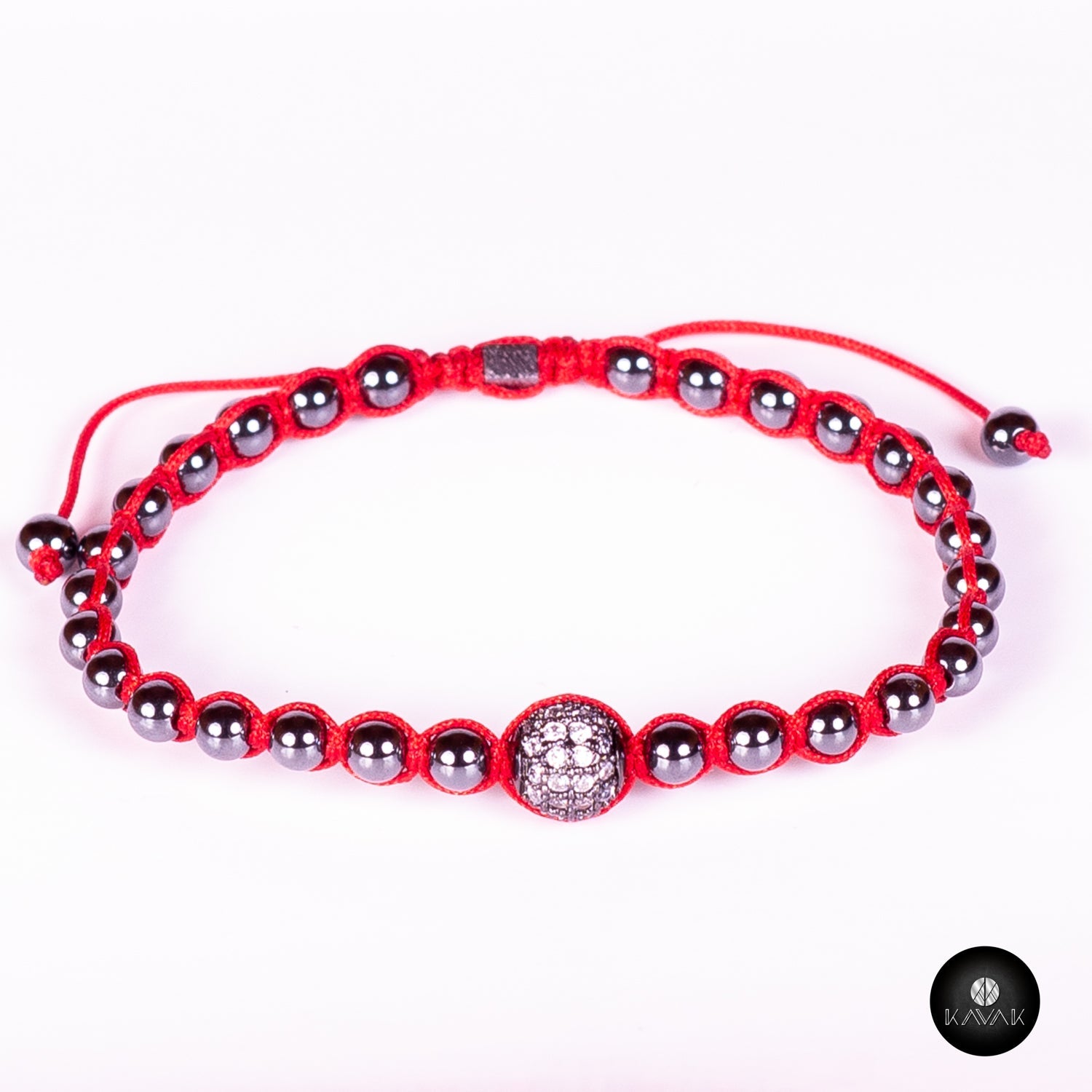 Kavak Handmade Bracelet Acerina Blood Fire Adjustable Women's Bracelet
