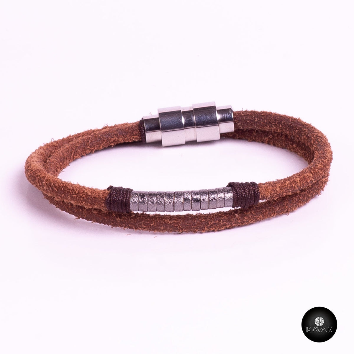 Kavak - Handmade Earthy Leather Adjustable Women's Bracelet