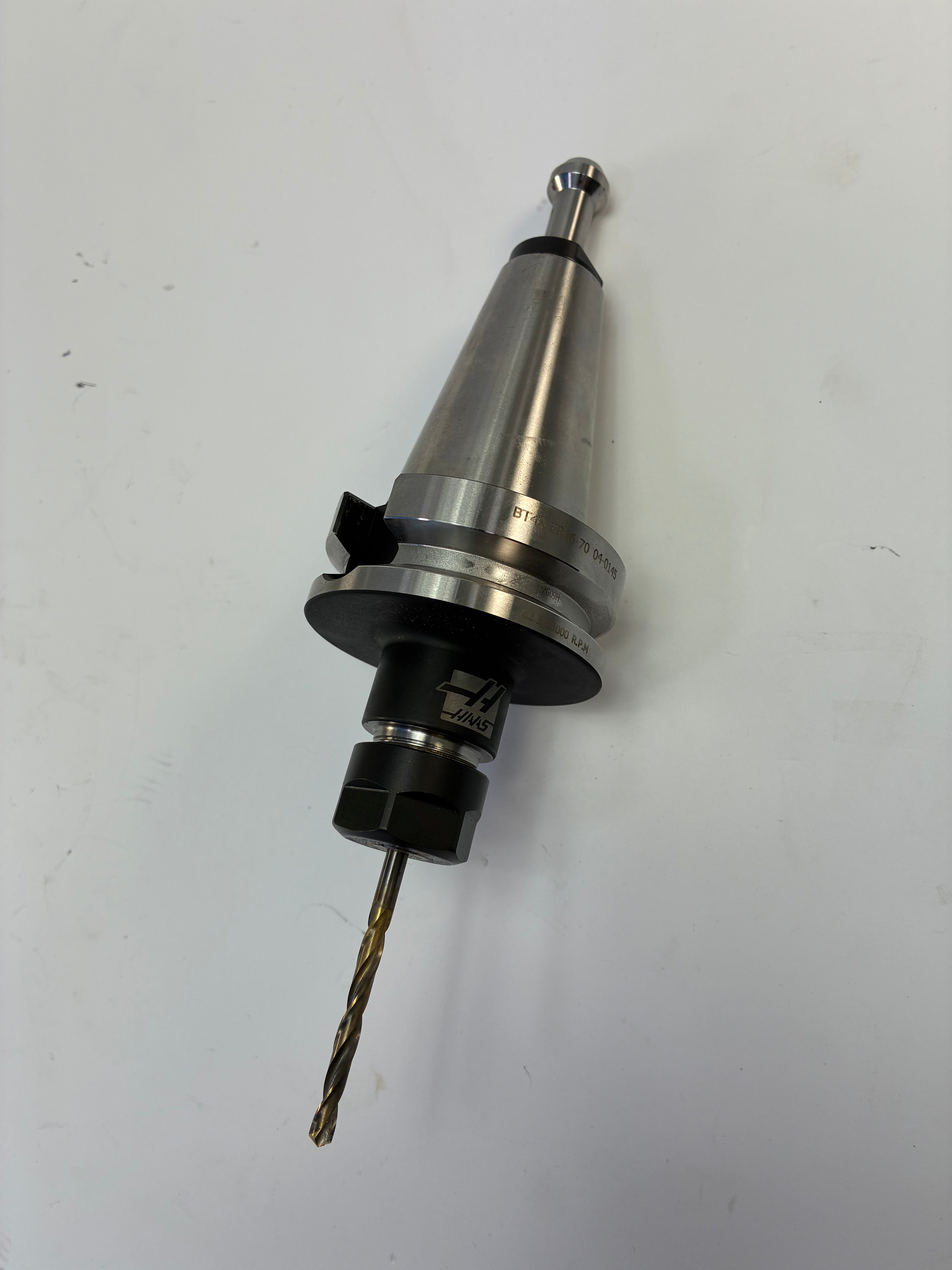 HAAS BT40 ER16-70 CNC Collet Chuck Tool Holder G2.5 25,000 RPM with Pull Stud