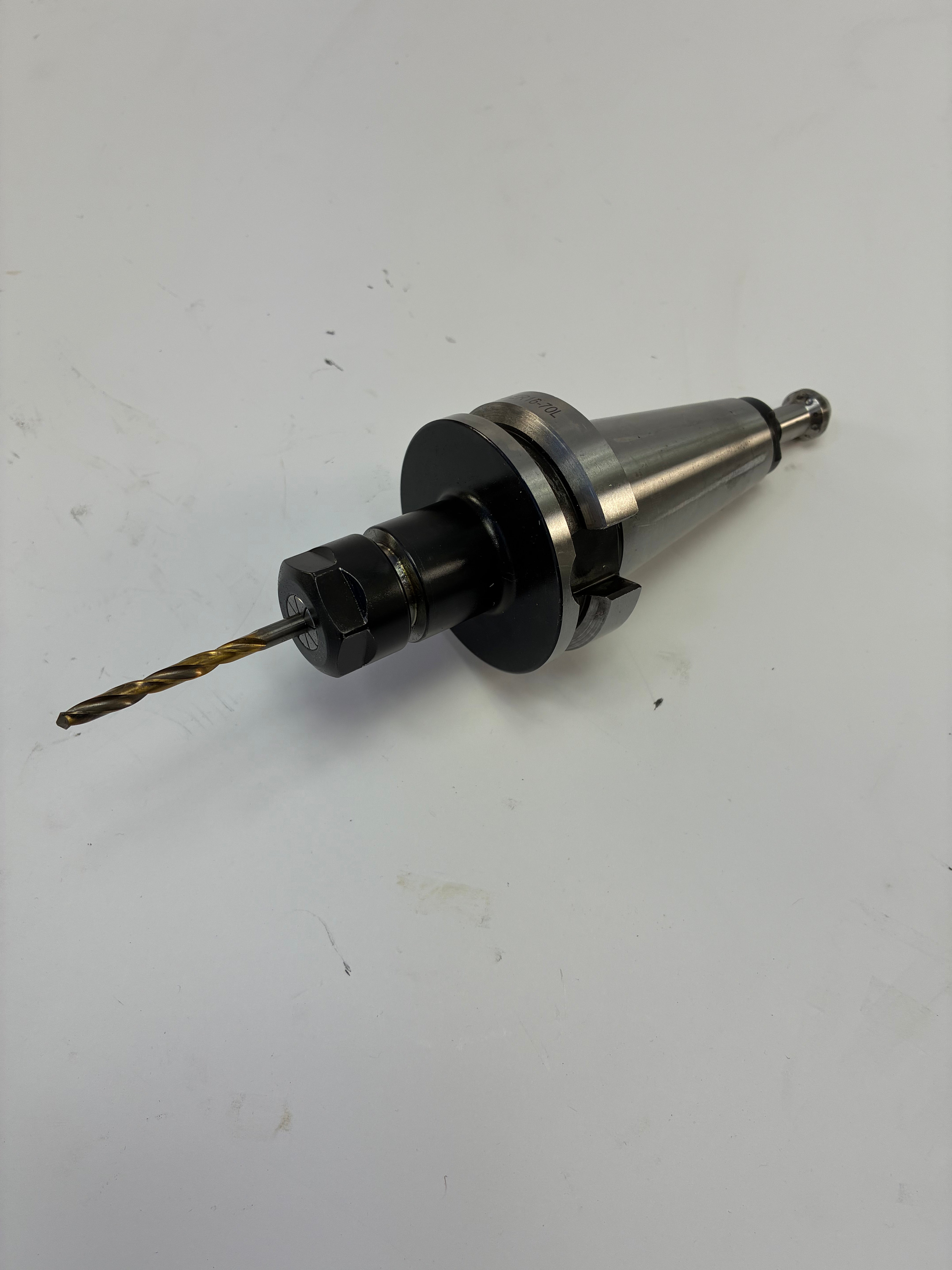 BT40 ER16-70L CNC collet chuck tool holder with pull stud and tap