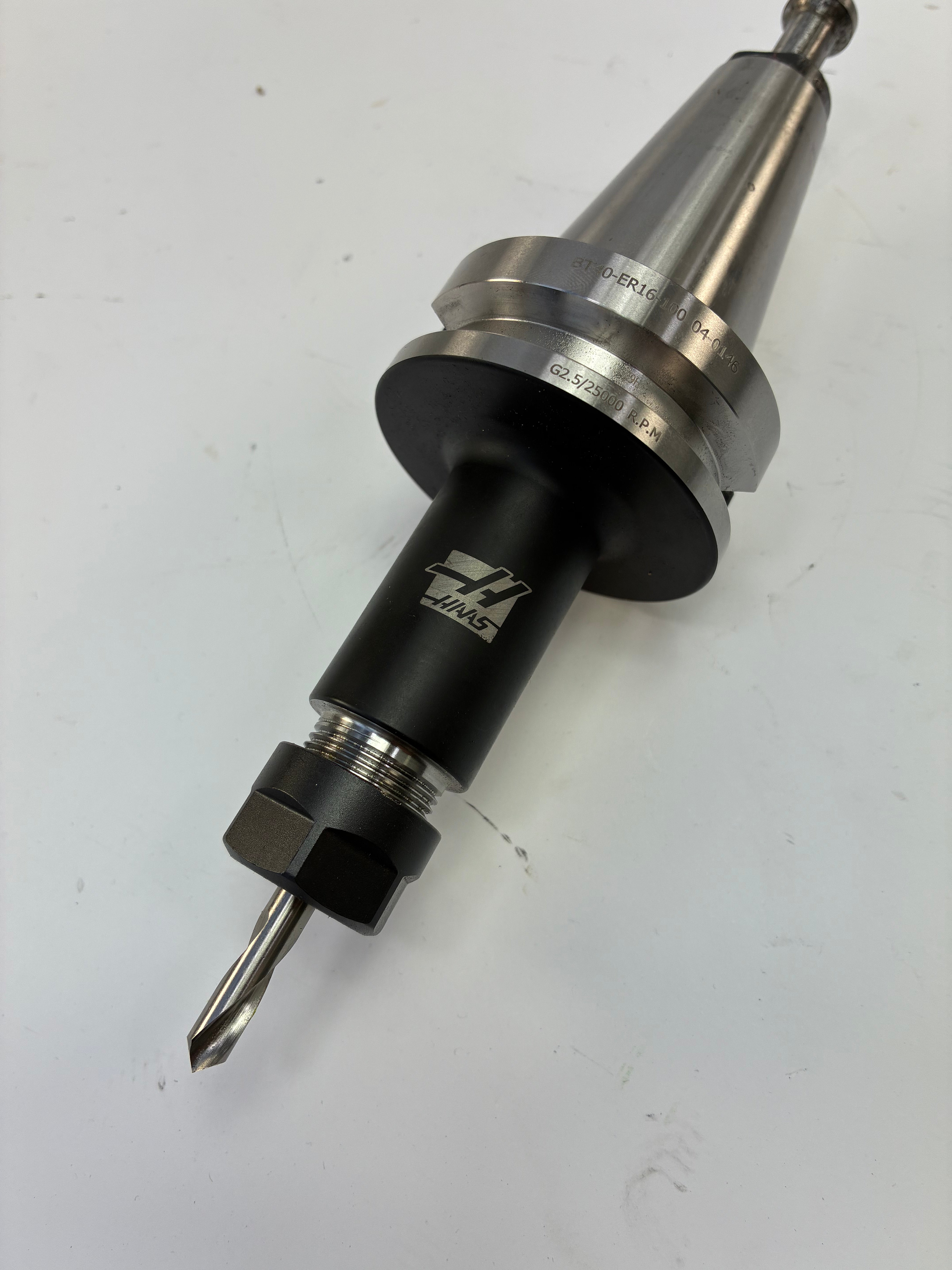 Haas 04-0146 BT40 ER16-100 Collet Chuck 100mm TSC G2.5 25,000 RPM