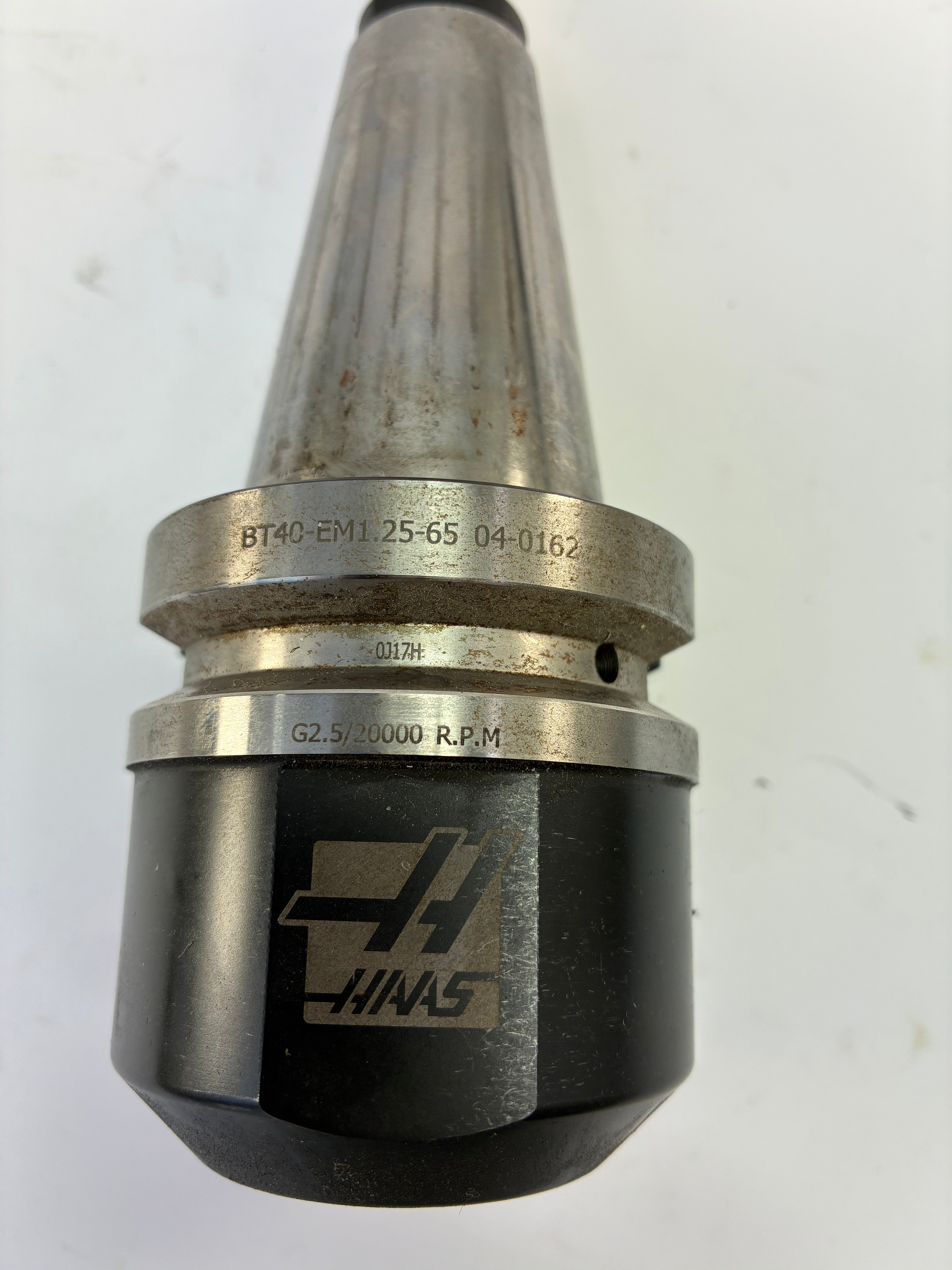 Haas BT40 1-1/4” End Mill Holder – 65mm Gauge Length – 04-0162