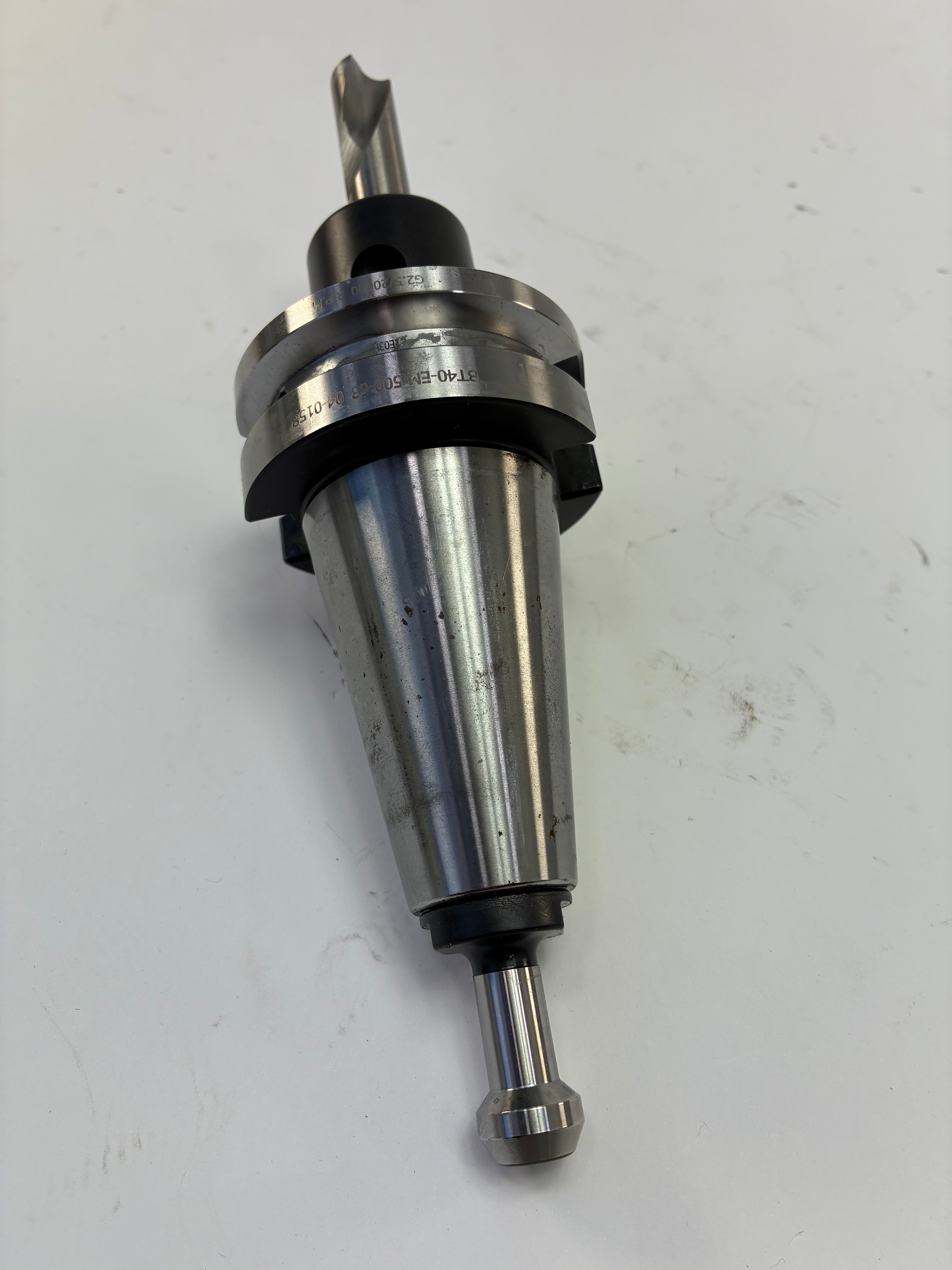 Haas BT40 1/2” End Mill Holder 63mm – 04-0158 – Cutter & Pull Stud Included