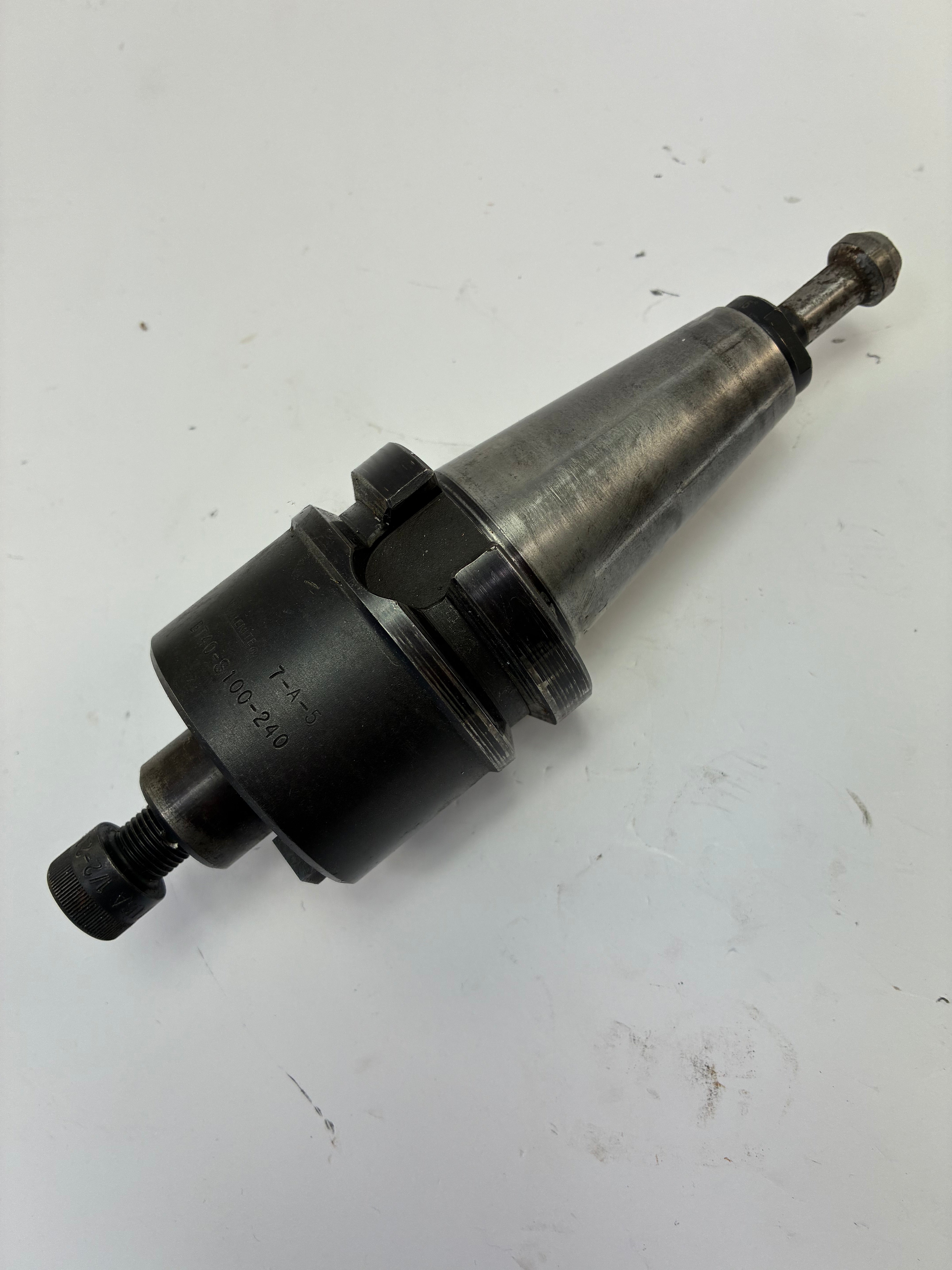 Valenite BT40-S100-240 1” Pilot Shell Mill Holder – 2.40” Projection