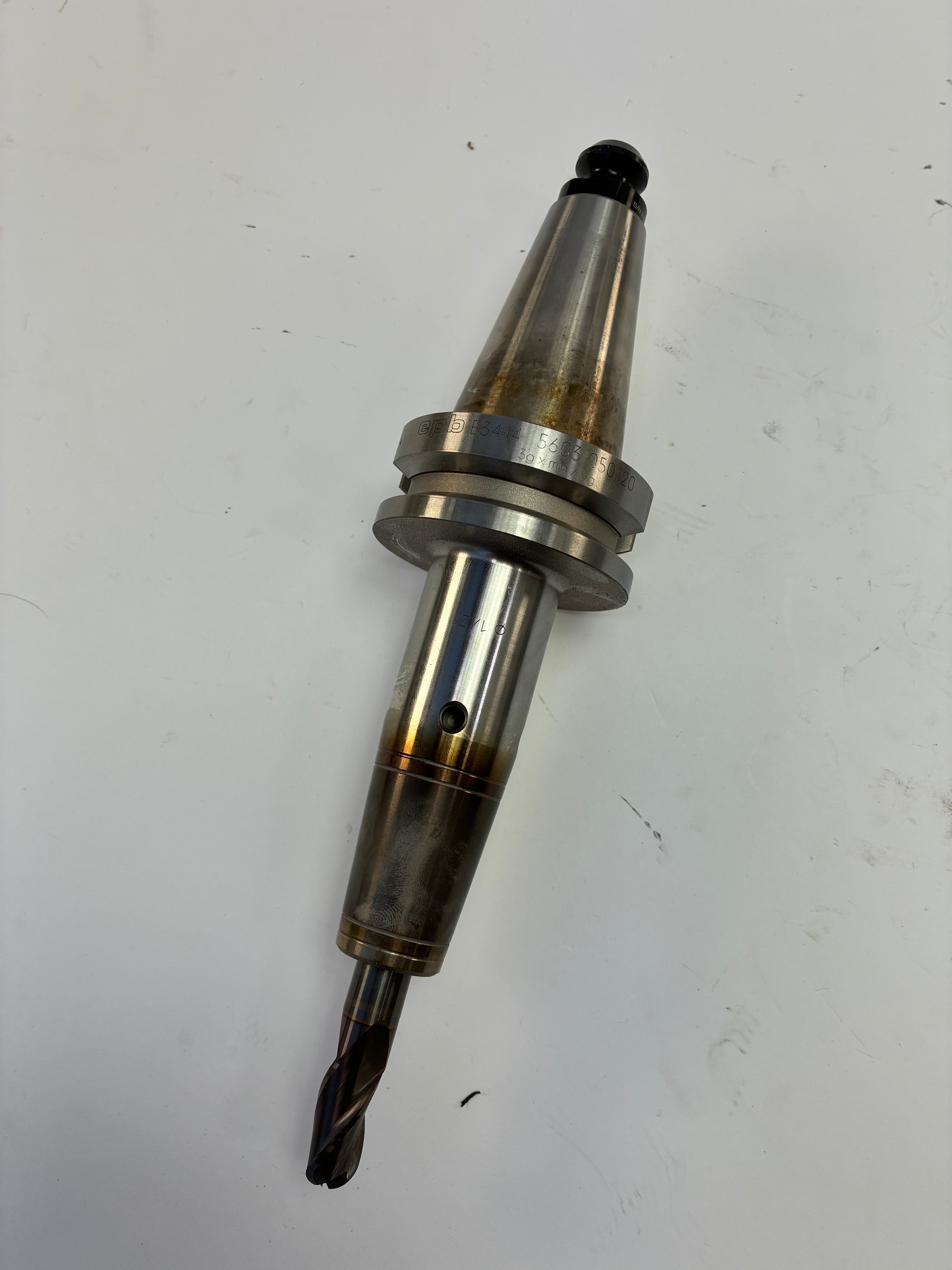 Seco EPB BT40C 1/2” × 120mm Reinforced Shrink-Fit Holder with Carbide End Mill
