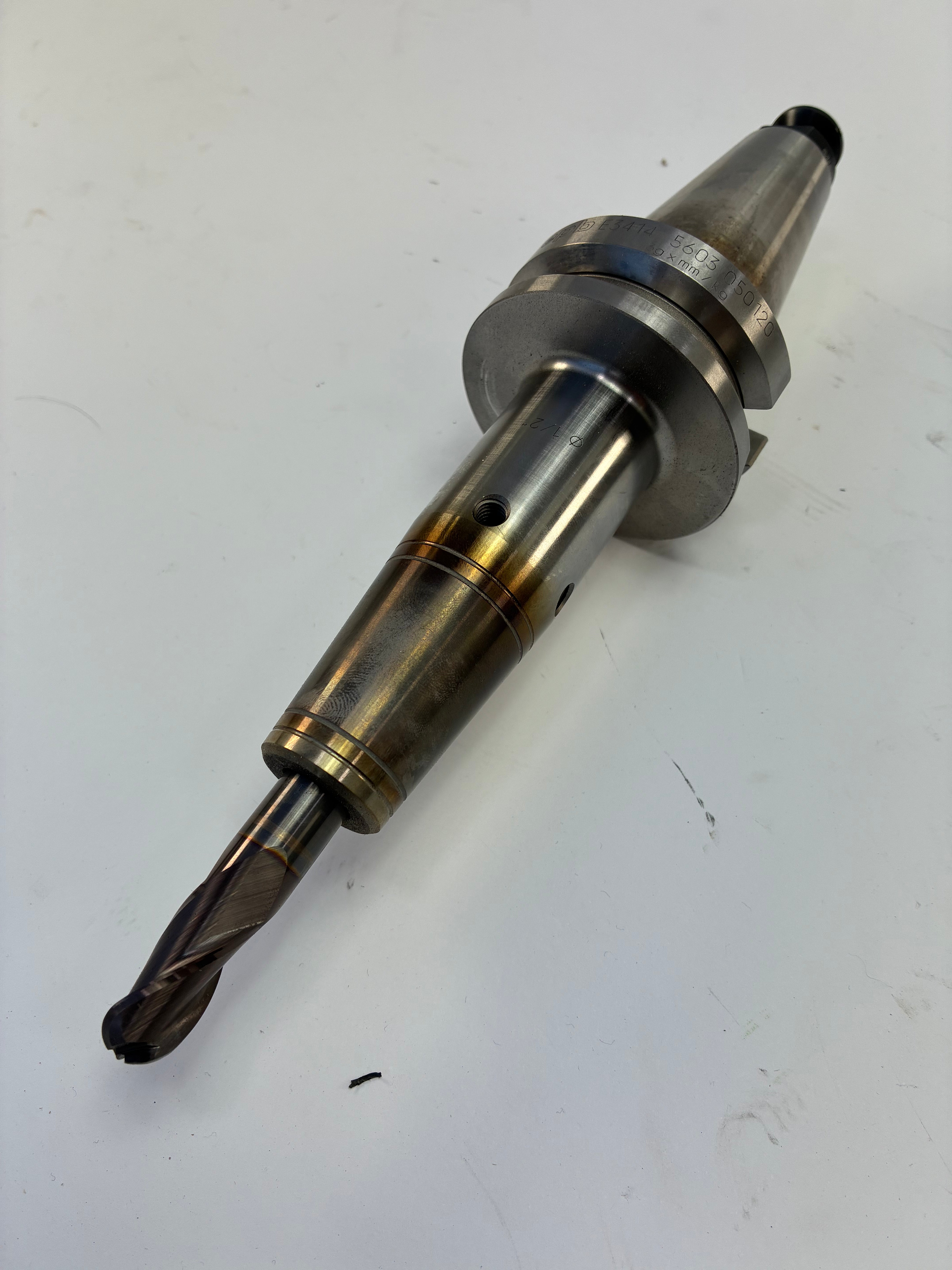 Seco EPB BT40C 1/2” × 120mm Reinforced Shrink-Fit Holder with Carbide End Mill