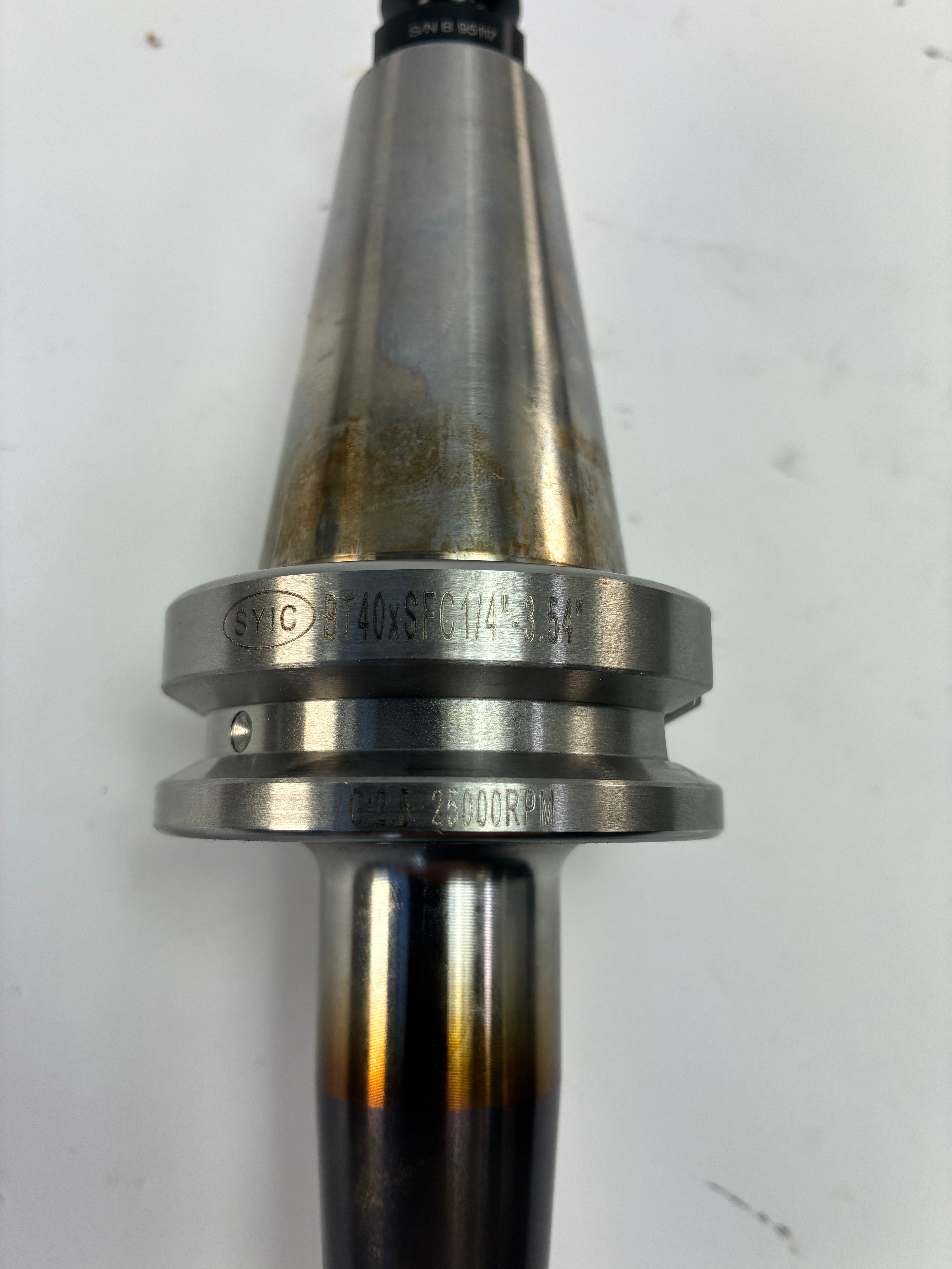 Techniks SYIC 39111 BT40 1/4 inch shrink-fit tool holder 3.54 inch projection
