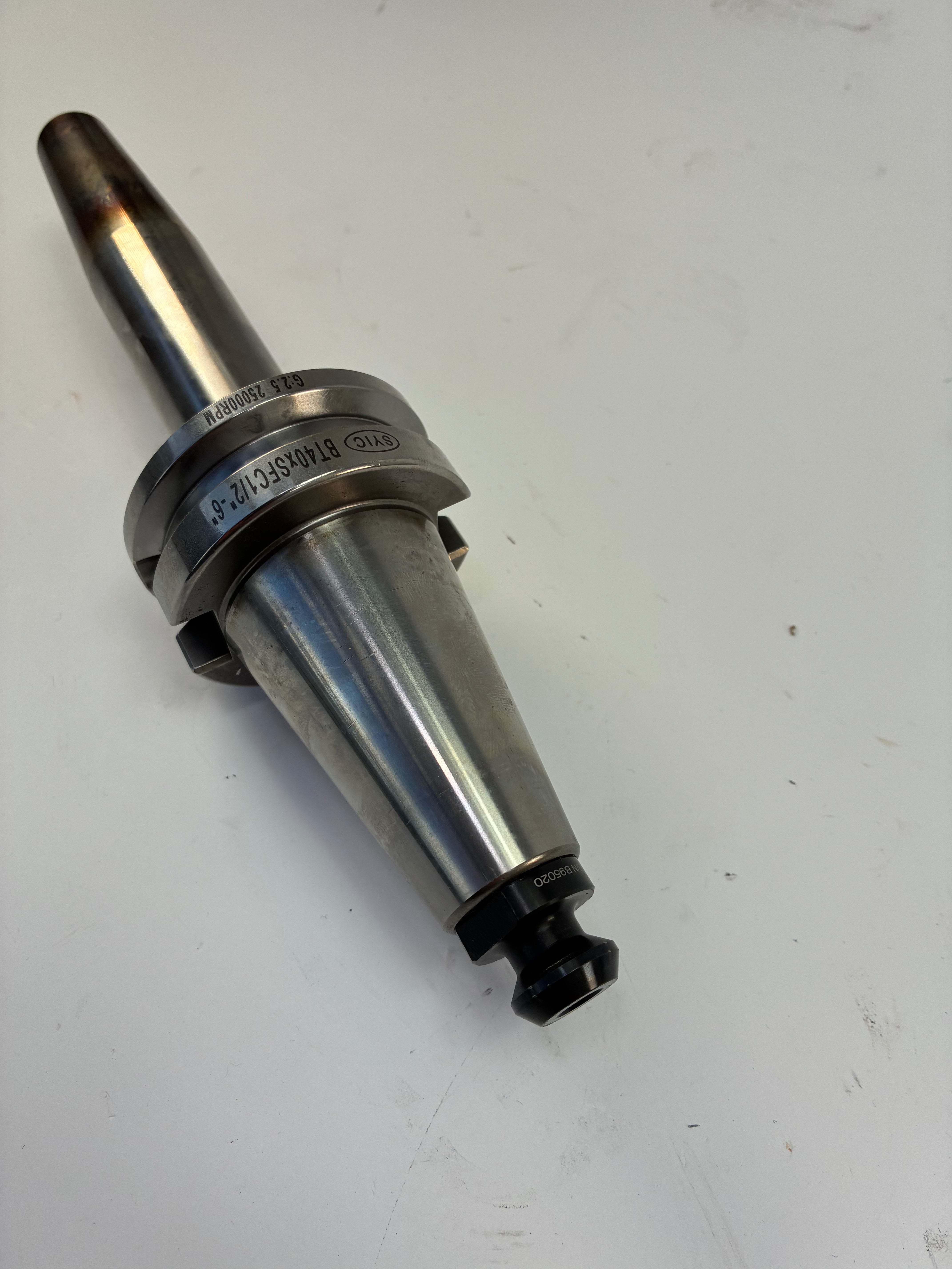 Techniks SYIC 19028-6 BT40 1/2 inch extended shrink-fit holder 6 inch projection