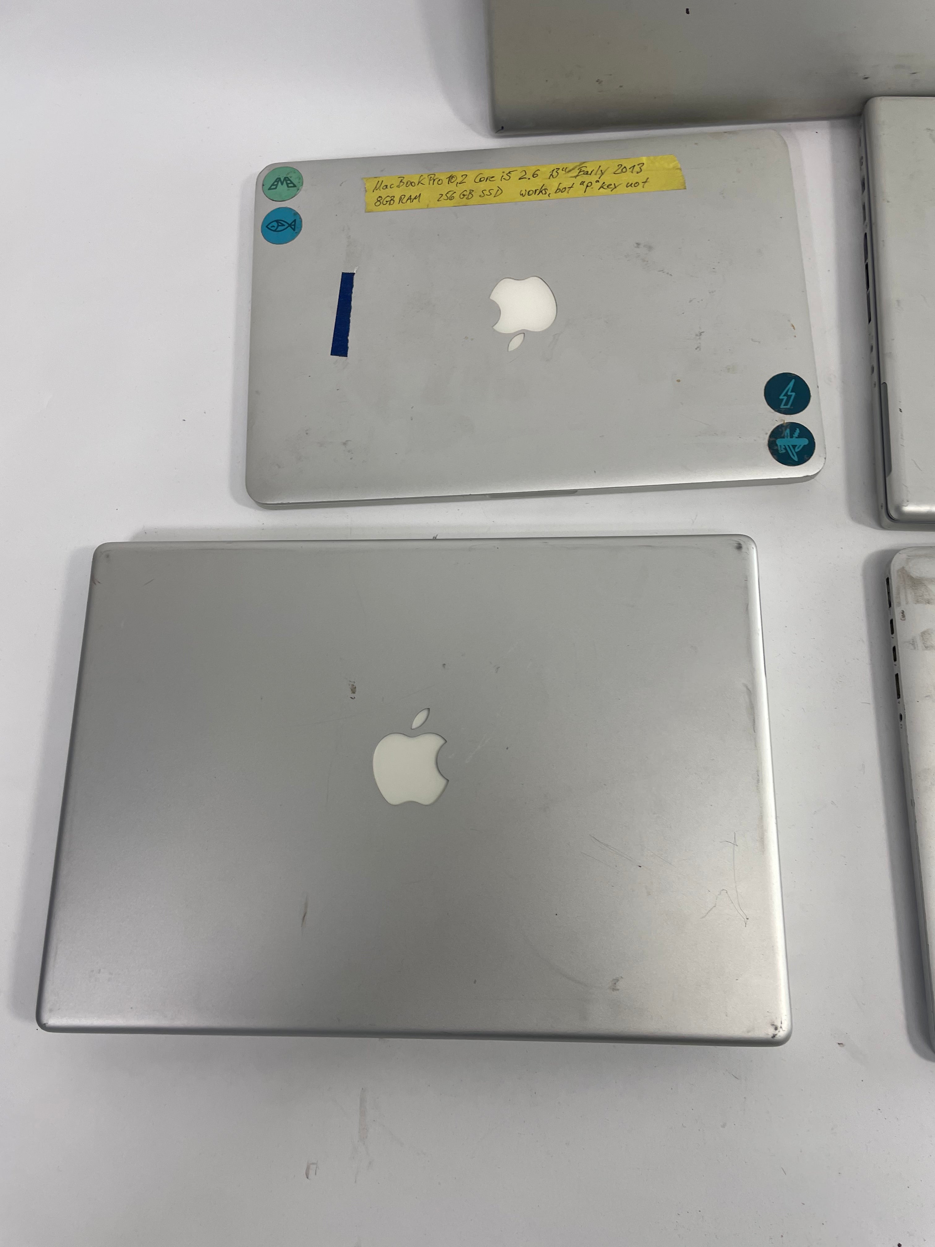 Apple MacBook Pro Lot of 6 For Parts/Repair A1398 A1425 A1212 A1085