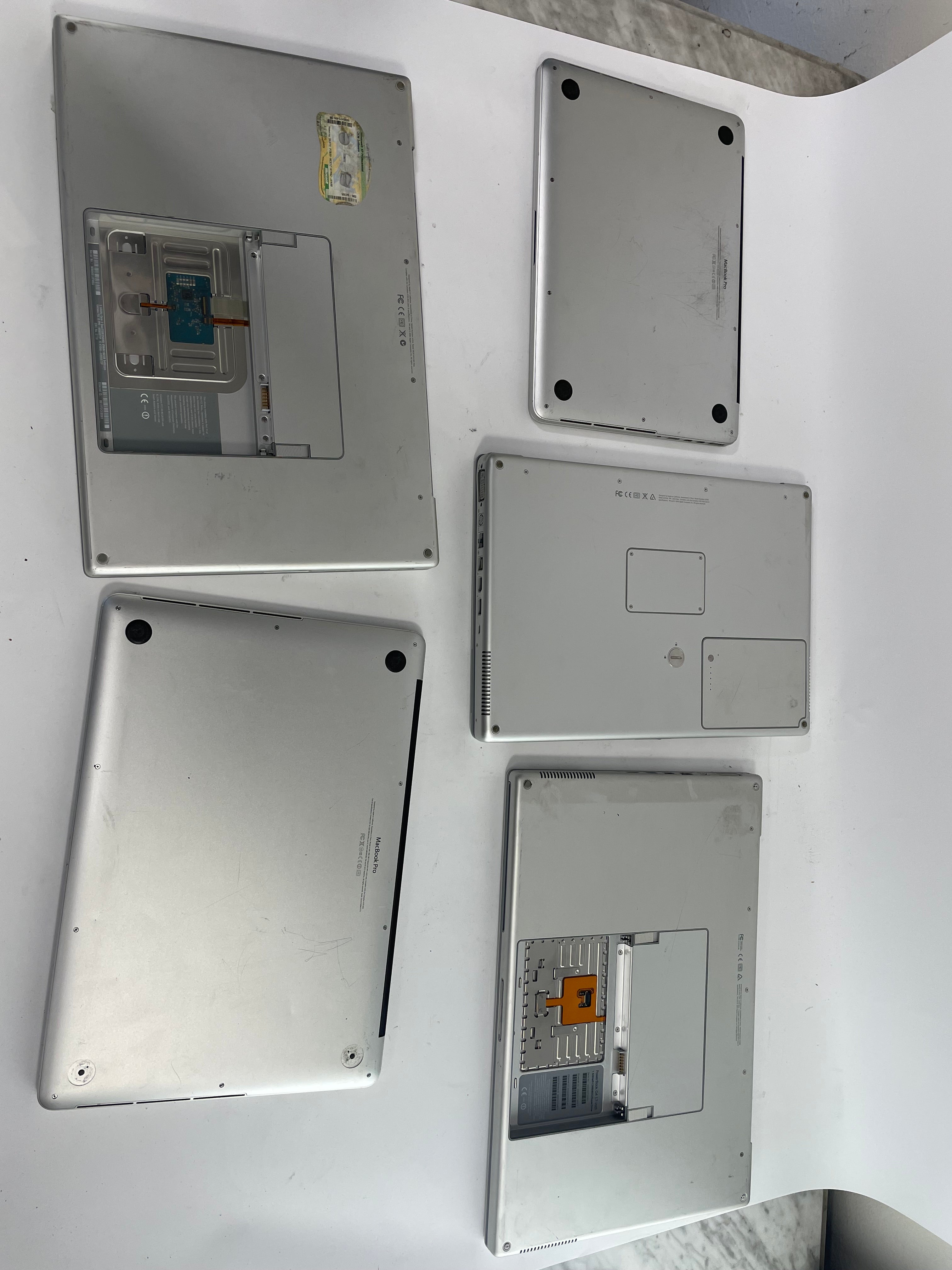 Apple MacBook Pro Lot of 6 For Parts/Repair A1398 A1425 A1212 A1085