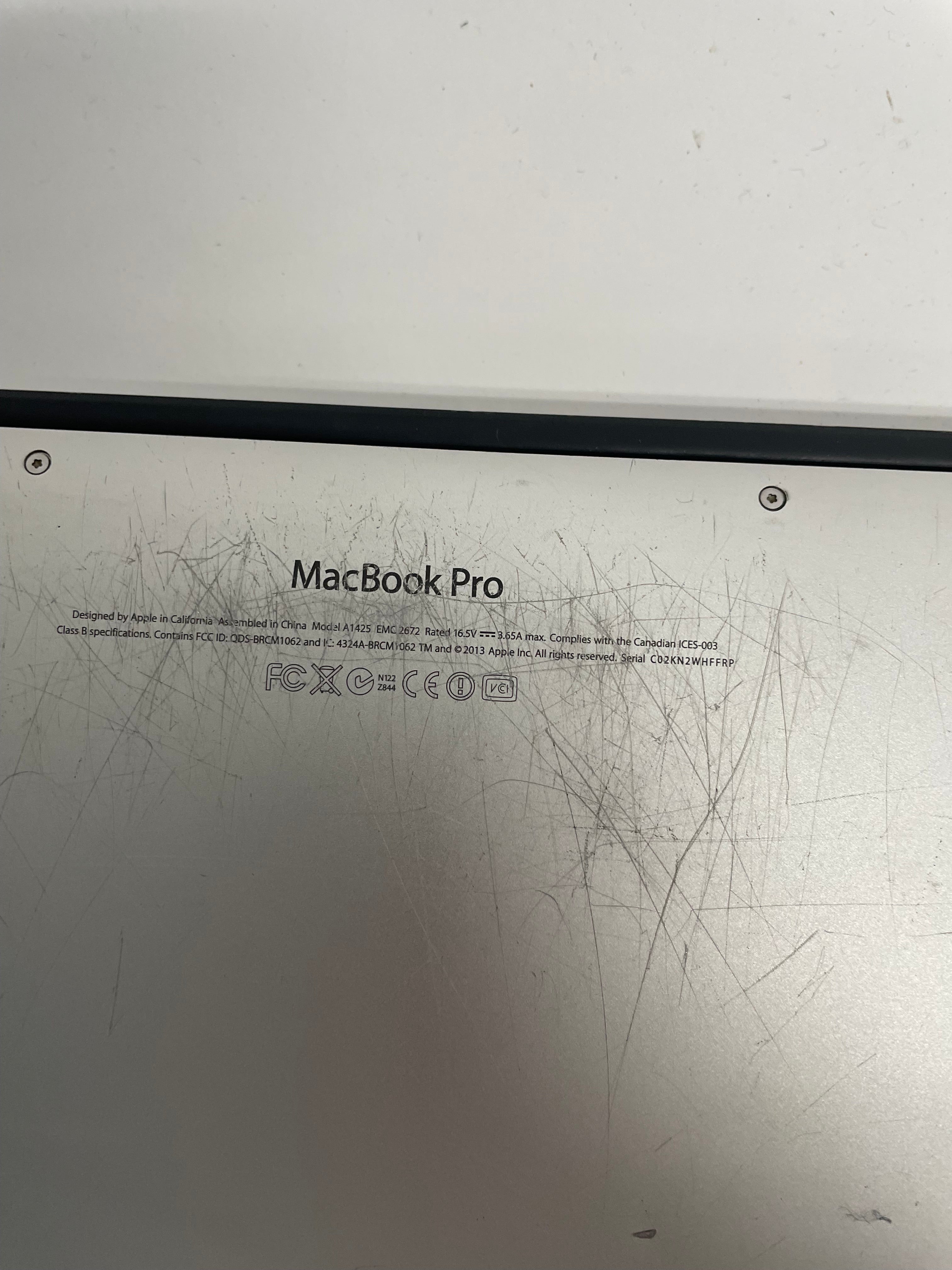 Apple MacBook Pro Lot of 6 For Parts/Repair A1398 A1425 A1212 A1085