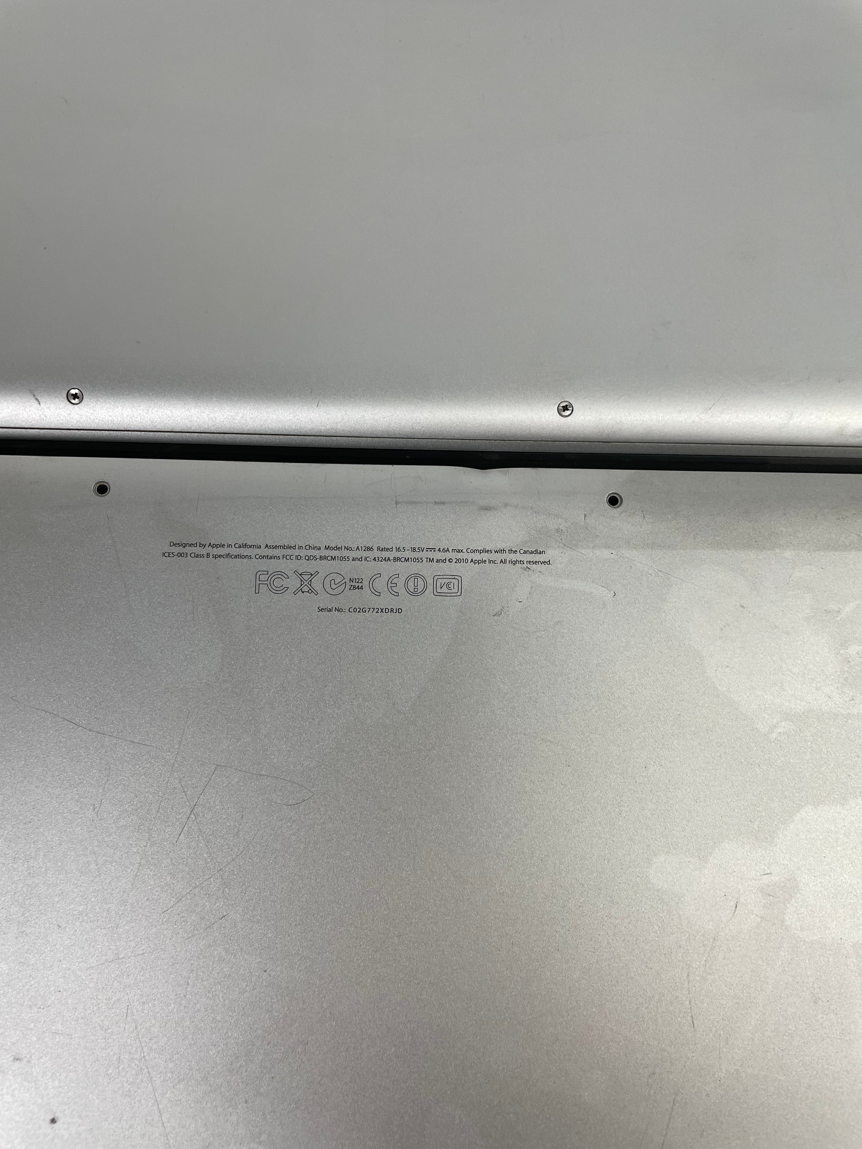 Lot of 4 Apple MacBook Pro A1286 15" Laptops For Parts Repair Not Working