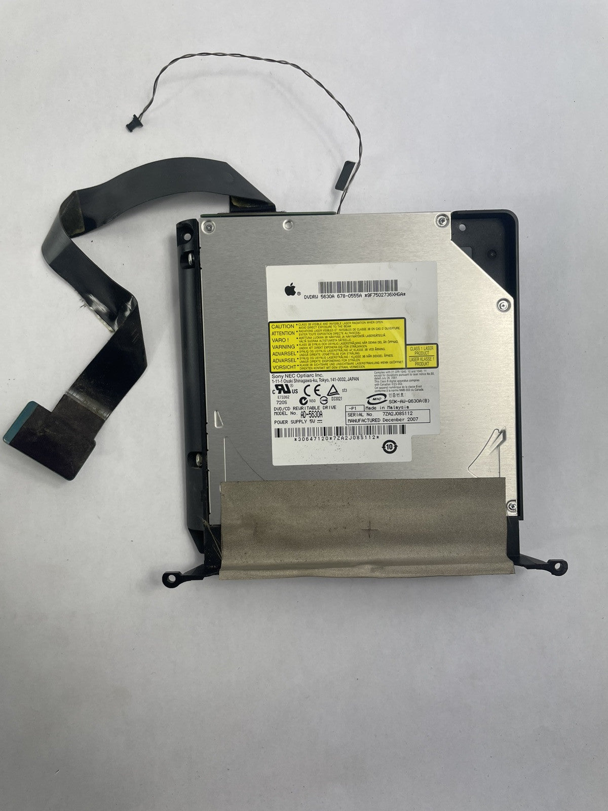 Apple iMac Super Drive CD-DVD RW IDE Sony AD-5630A AD5630A 678-0555B L70