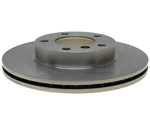 Raybestos 96780R front disc brake rotor vented OEM replacement cast iron 11.25 inch automotive brake rotor for front axle.